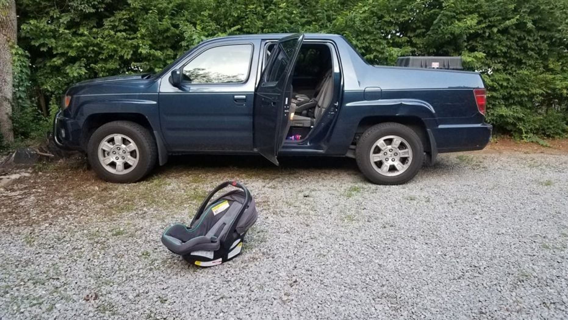 A 1-year-old girl in Tennessee died after being left inside a hot pickup truck all day Wednesday, police said.