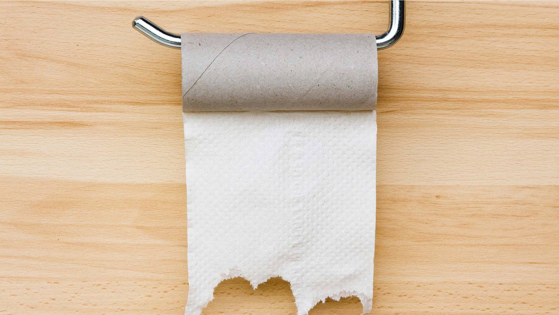 empty toilet paper roll