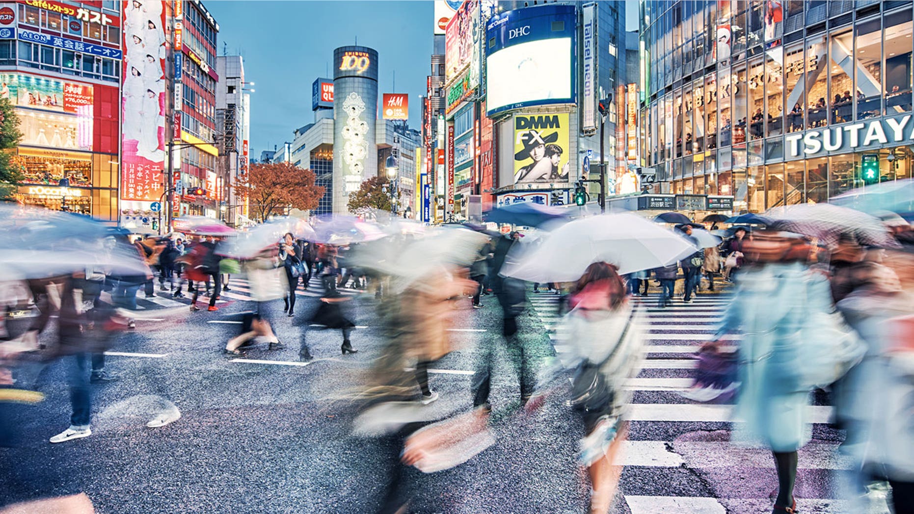 Tokyo's Shibuya Crossing is like Times Square — times ten.