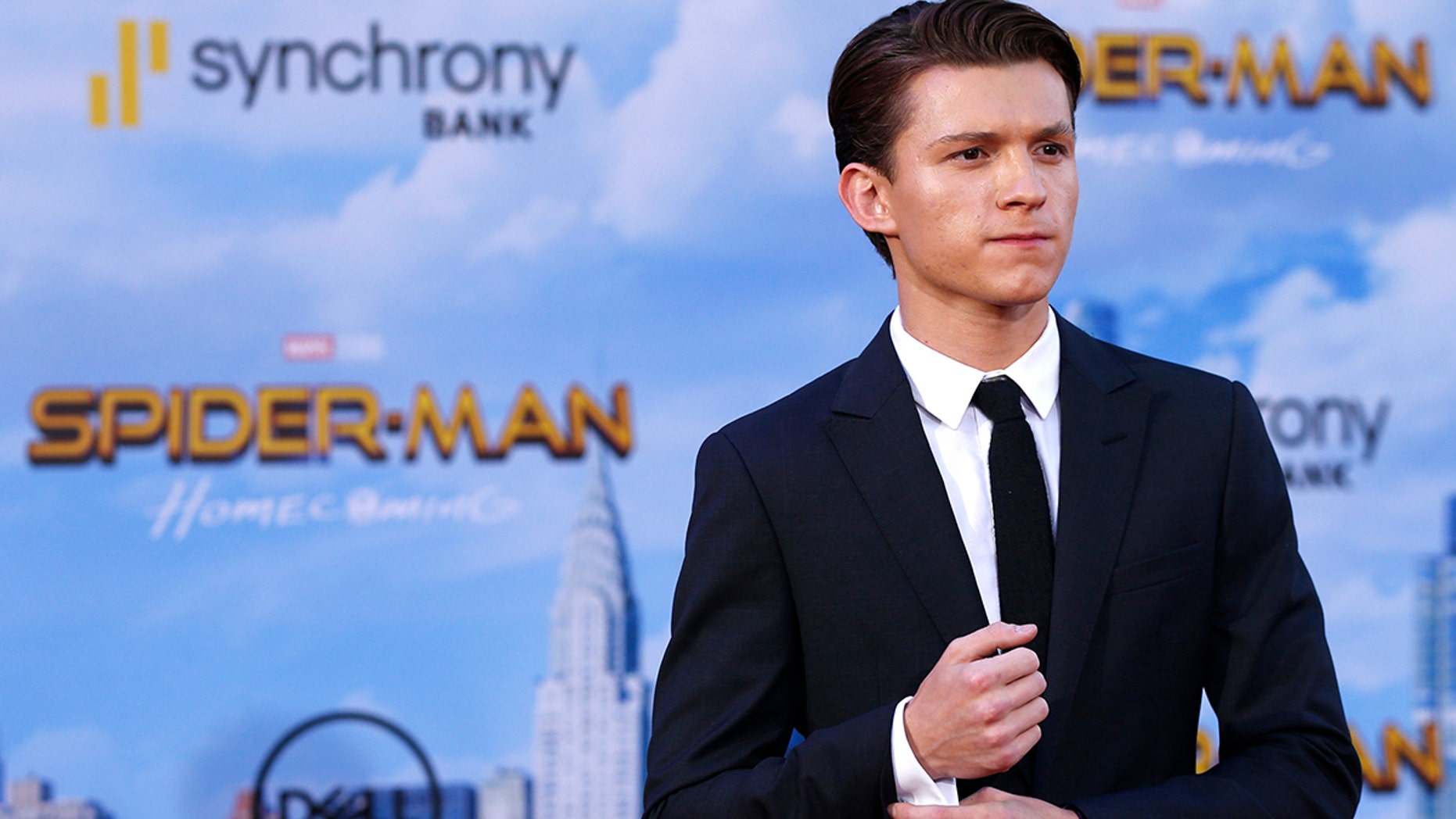 Tom Holland at the 'Spider-Man: Homecoming' premiere in Los Angeles.