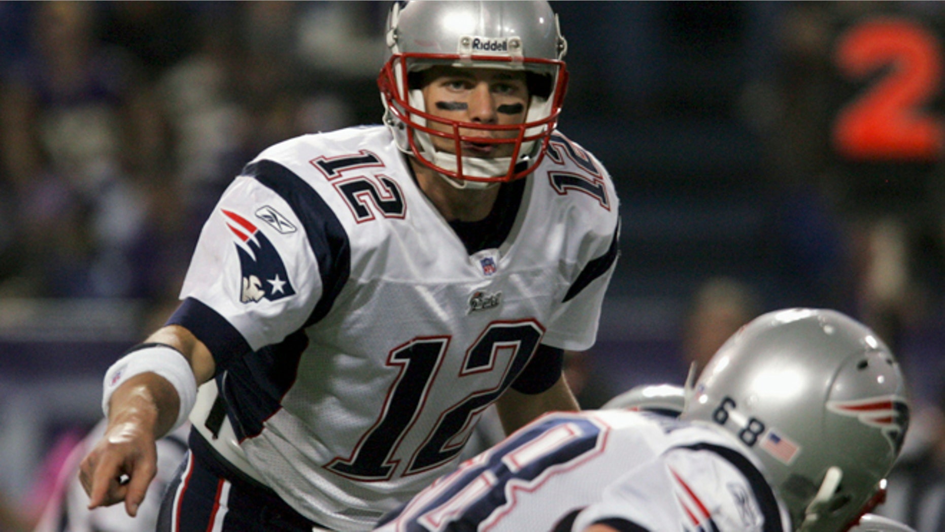 FILE 2006: New England Patriots quarterback Tom Brady calls an audible.