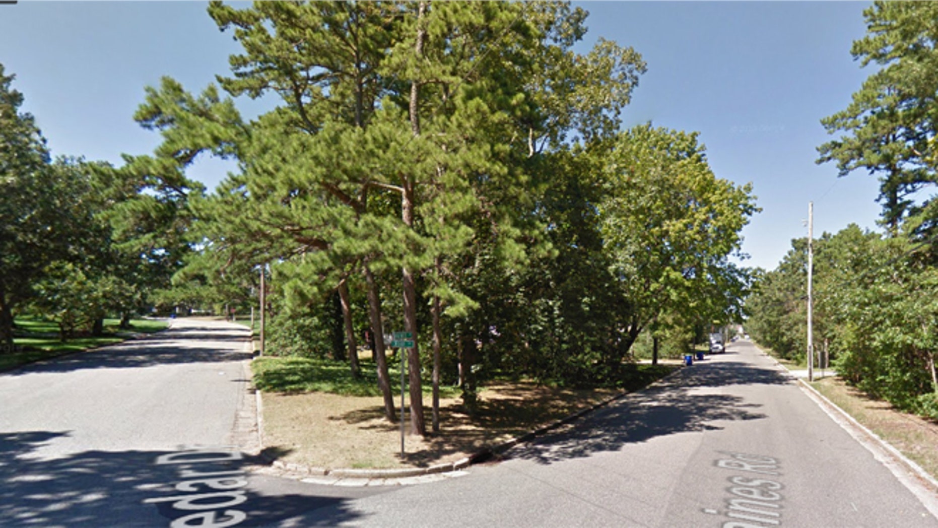 Police shot and wounded a man after they say he drew a gun on officers during a vehicle stop at this intersection in Toms River, N.J. (Google Street View)