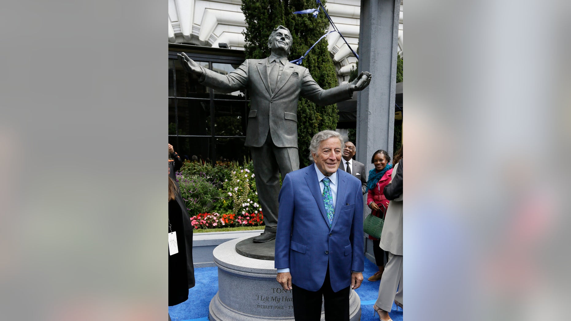 Tony Bennett was honored in San Francisco for his 90th birthday