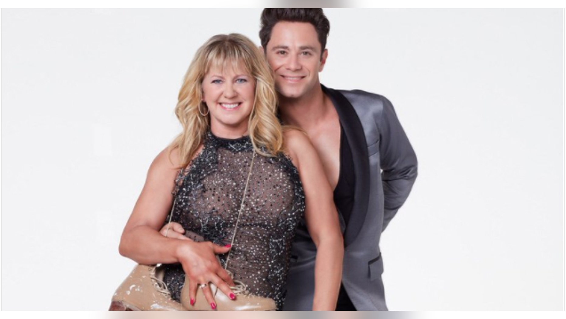 Tonya Harding and her "Dancing With the Stars" partner Sasha Farber.