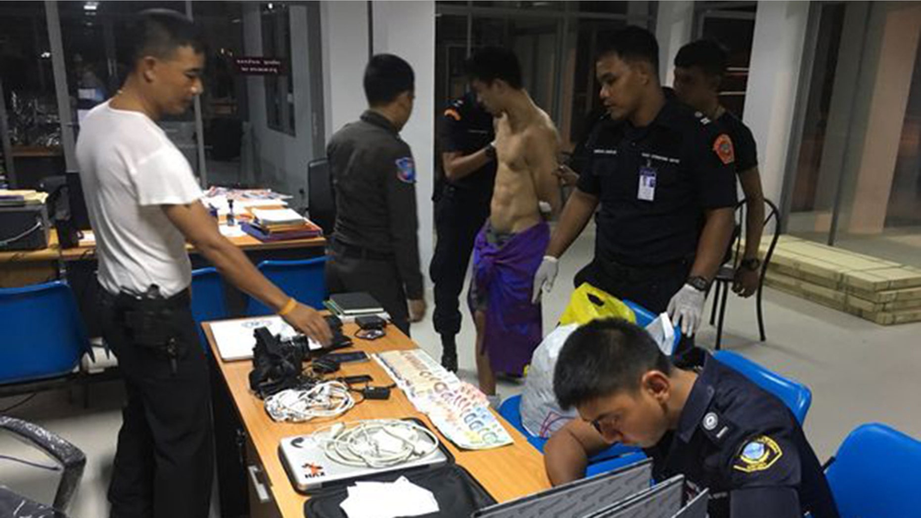 Steve Cho, a 27-year-old from New York, was apprehended by six airport security officials at Phuket International Airport.