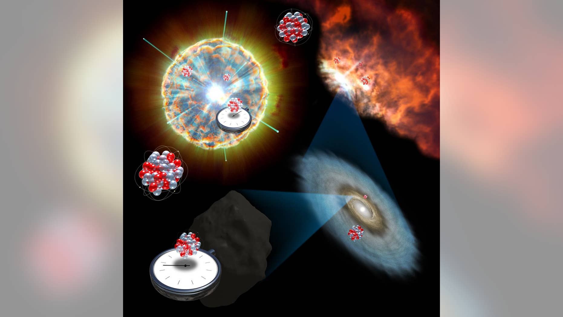 Trace elements found in meteorites shed light on the inner workings of supernova explosions, which release stellar material into space that is recycled to form new planets and stars.