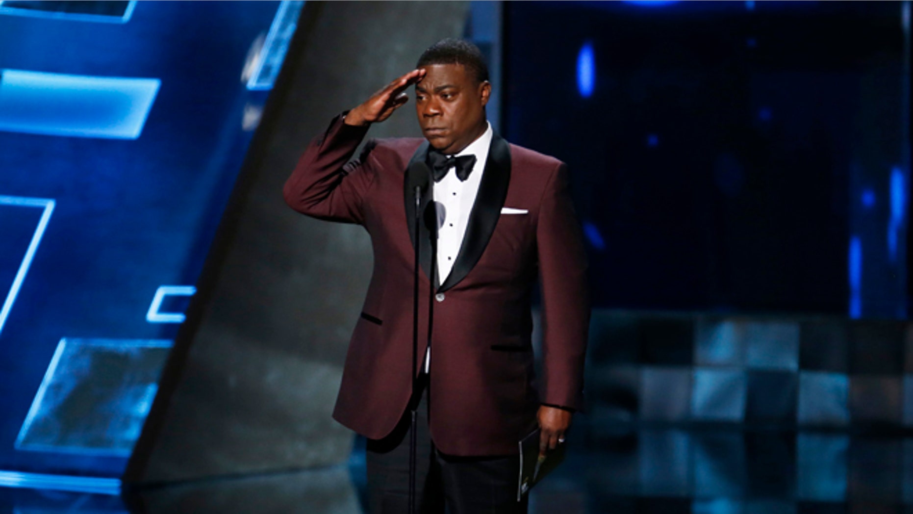 September 20, 2015. Tracy Morgan presents the Outstanding Drama Series award during the 67th Primetime Emmy Awards in Los Angeles, California.