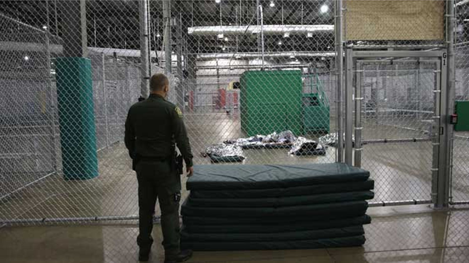 A detention facility run by the Border Patrol on September 8, 2014 in McAllen, Texas. (Photo by John Moore/Getty Images)