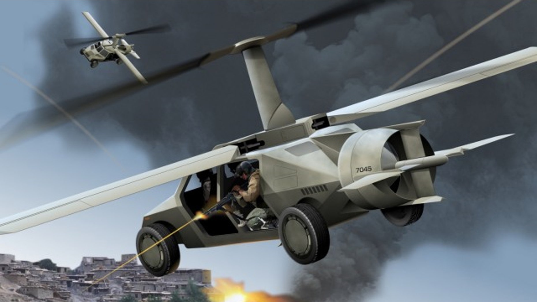 DARPA is developing an autonomous flying vehicle.