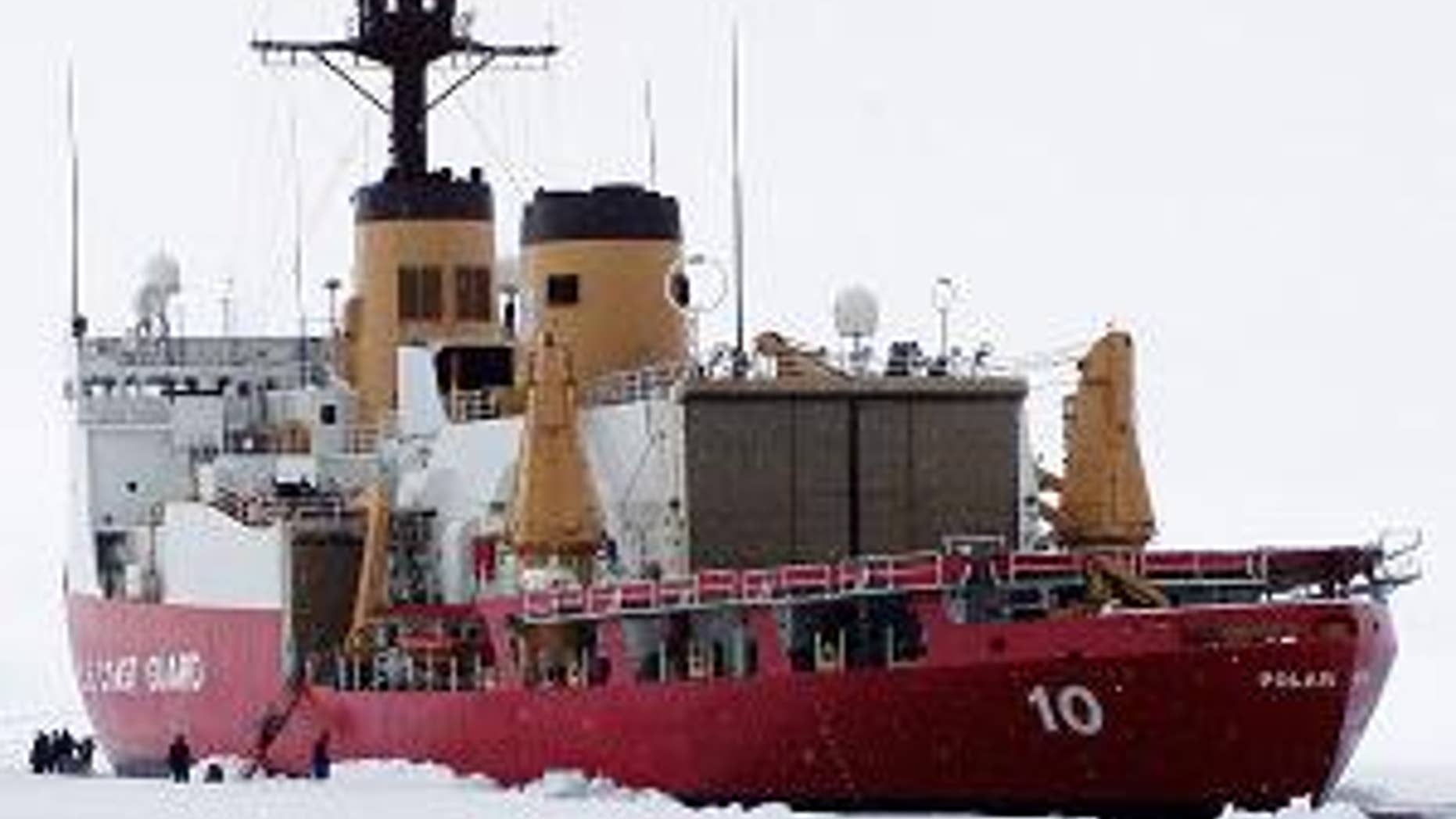 The U.S. Coast Guard ice breaker Polar Star is headed to Antarctica, where a fishing boat with 27 aboard is trapped in ice nine feet thick. (AP)