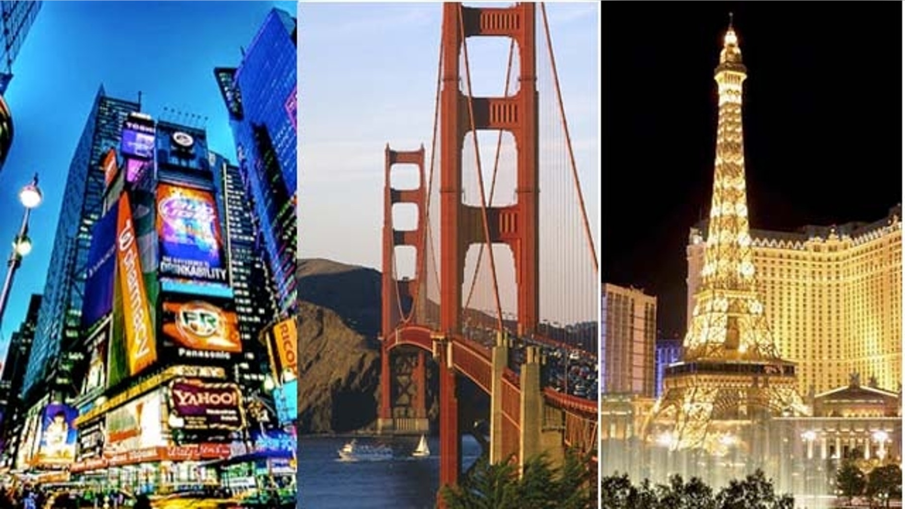 New York City, San Francisco and Las Vegas were the top three U.S. destinations for 2012, according to TripAdvisor.
