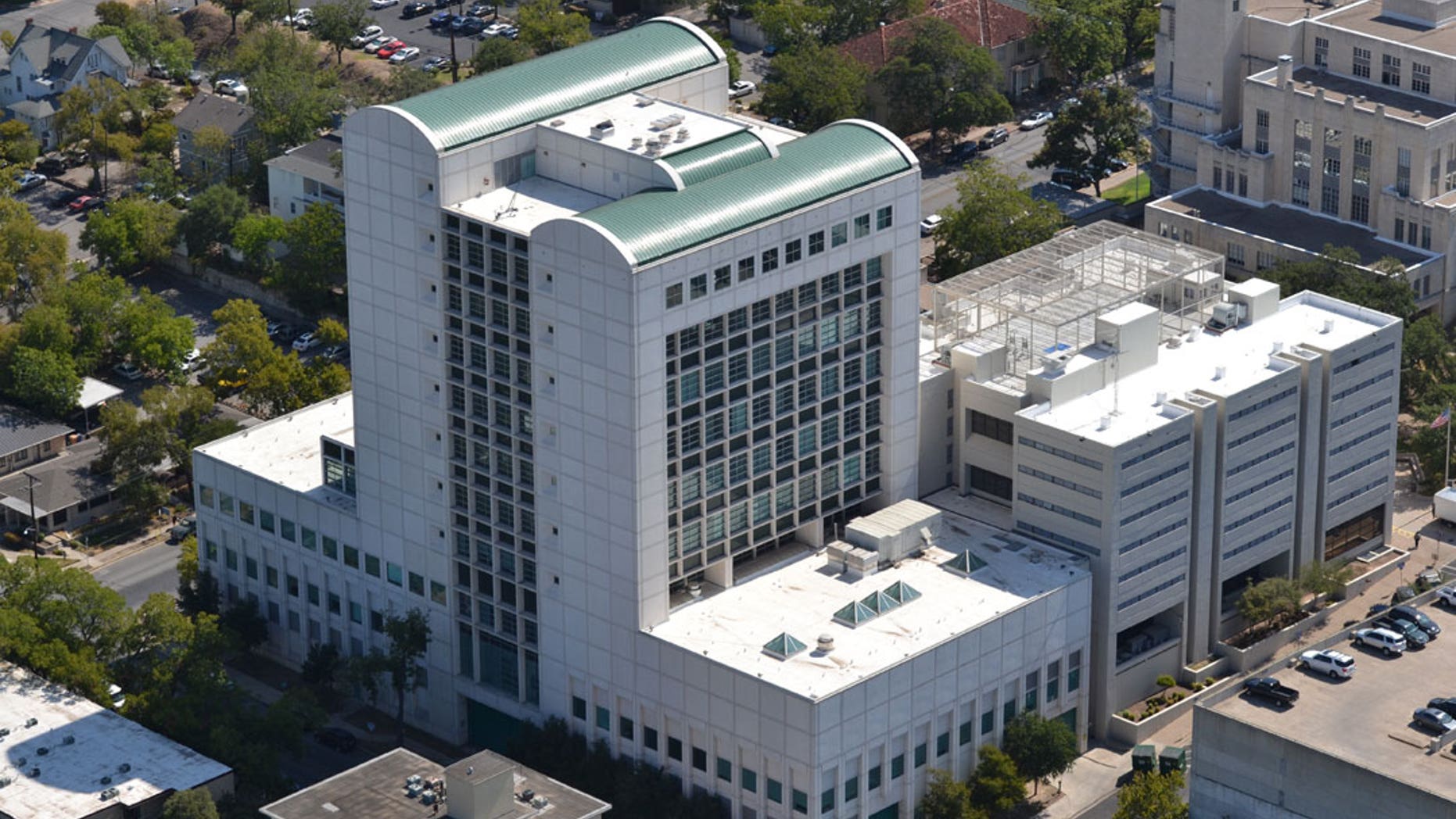 Travis County Jail, Austin, Texas.