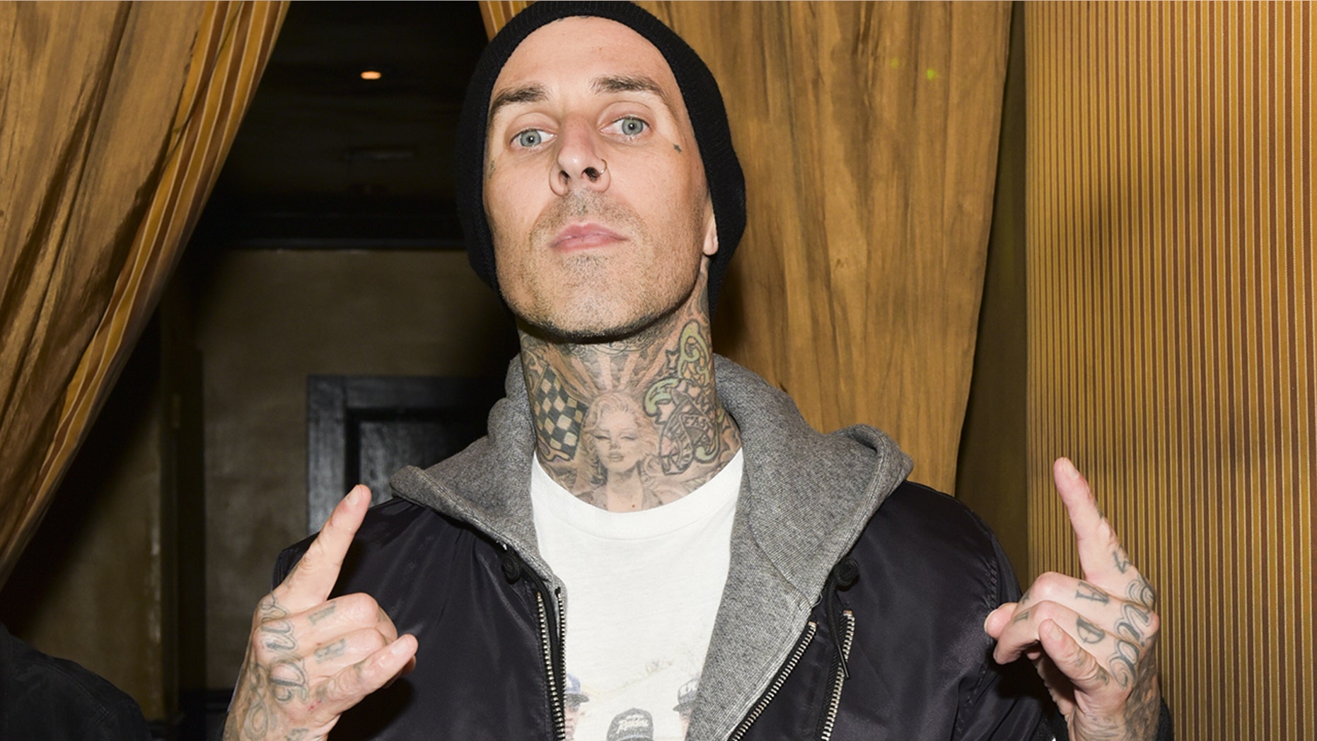 HOLLYWOOD, CA - APRIL 15: Musician Travis Barker attends Hayden Summerall's 13th Birthday Bash at Bardot on April 15, 2018 in Hollywood, California. (Photo by Rodin Eckenroth/Getty Images)