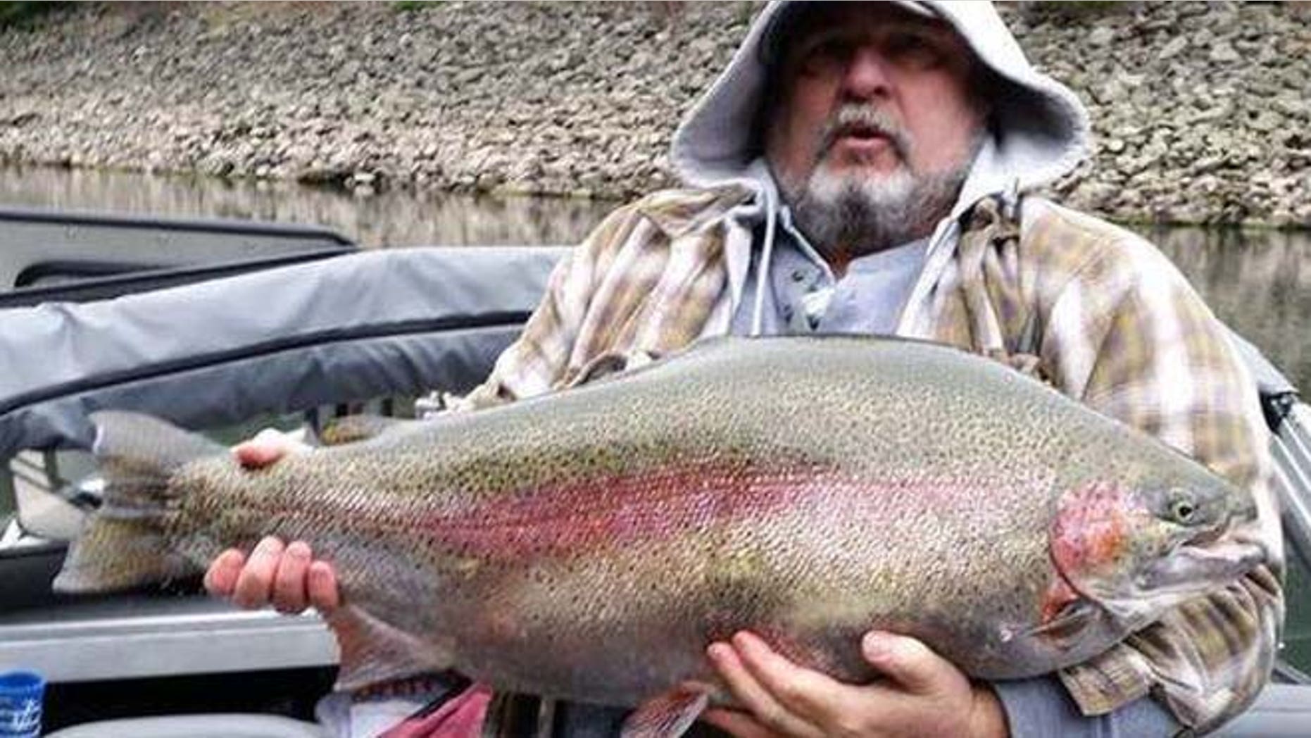 Larry Warren caught the monster fish on Jan. 8 on Clearwater River in northern Idaho.