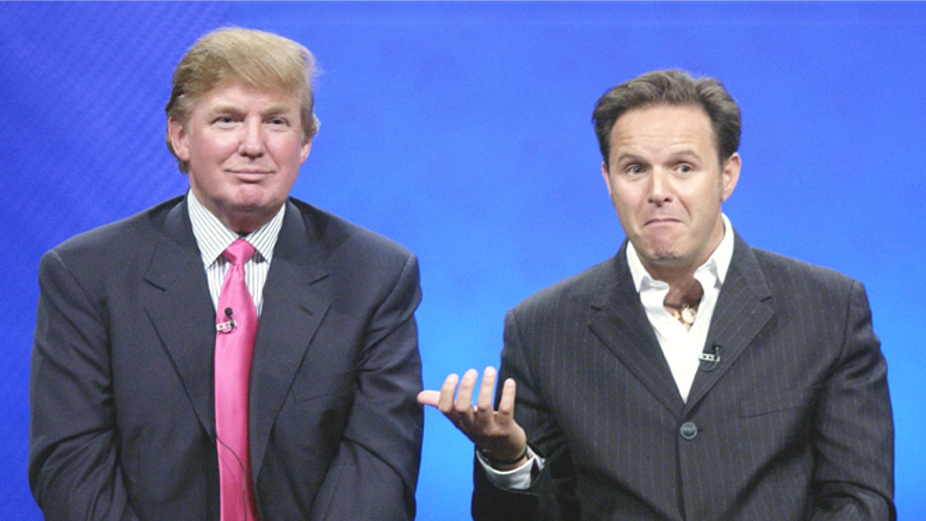 Donald Trump and "The Apprentice" creator Mark Burnett in 2004.