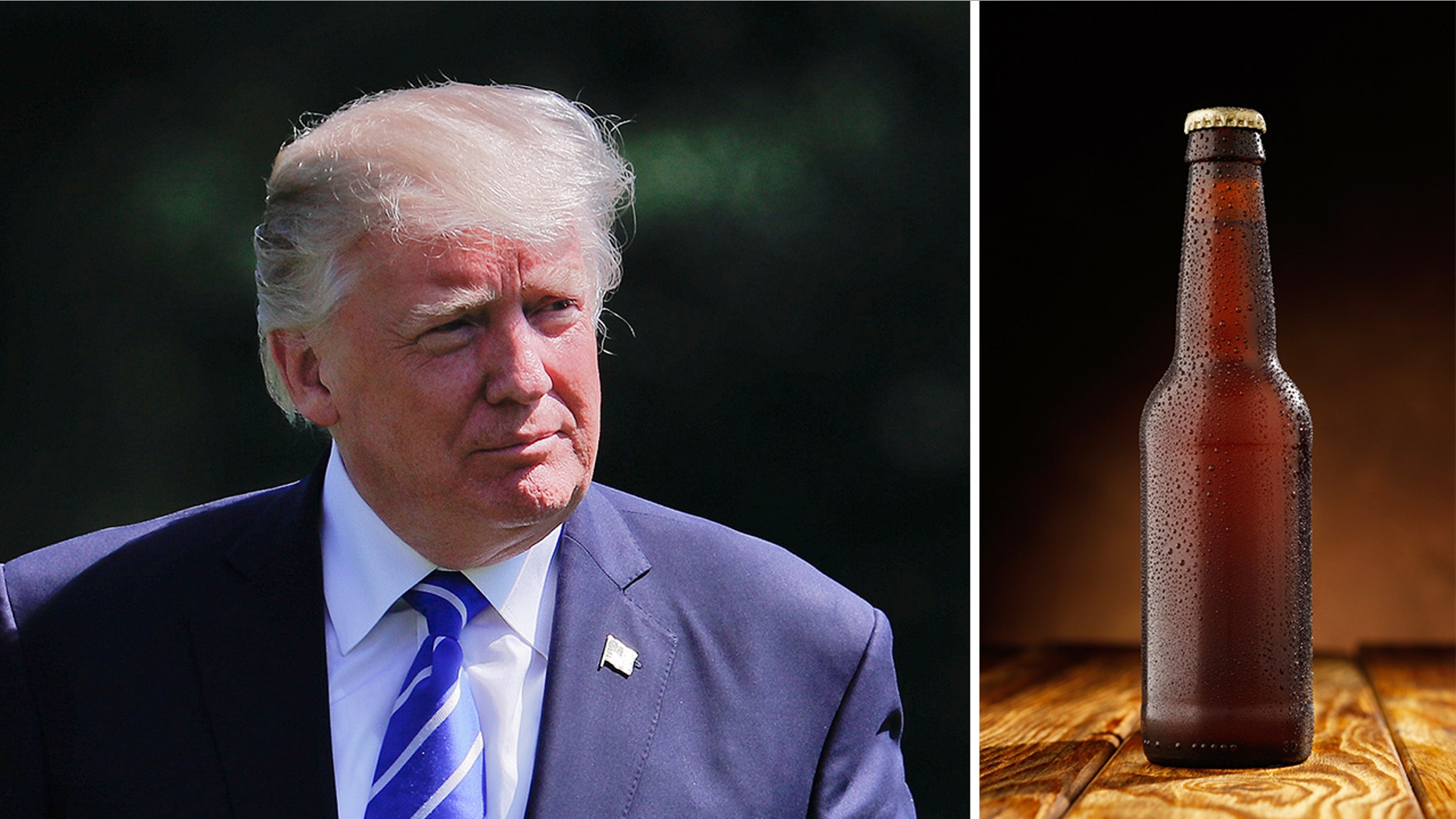 Pravda brewery in Lviv, Ukraine created a "Trump" beer named after the US President