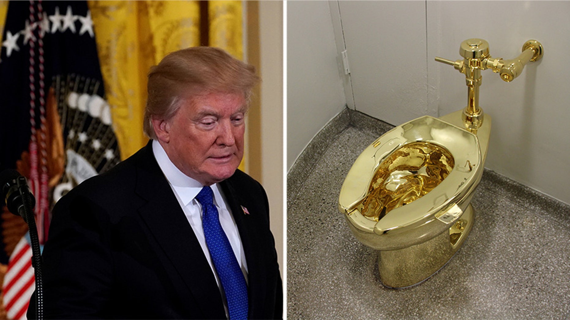 The Guggenheim offered the White House to display "America," a 18-karat, gold toilet that has been touted as anti-Trump art.