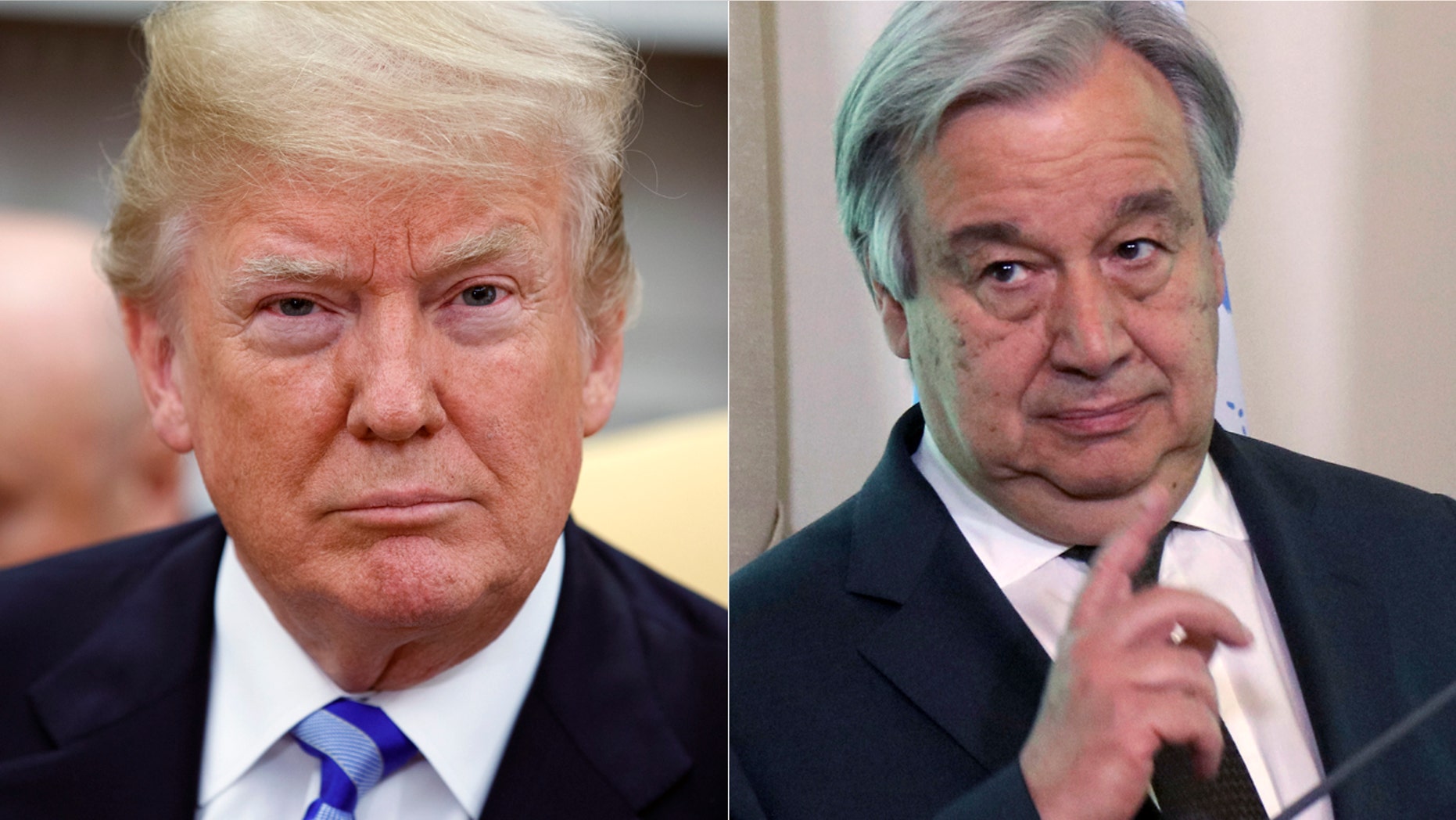 President Trump will meet with United Nations Secretary General Antonio Guterres later this week.