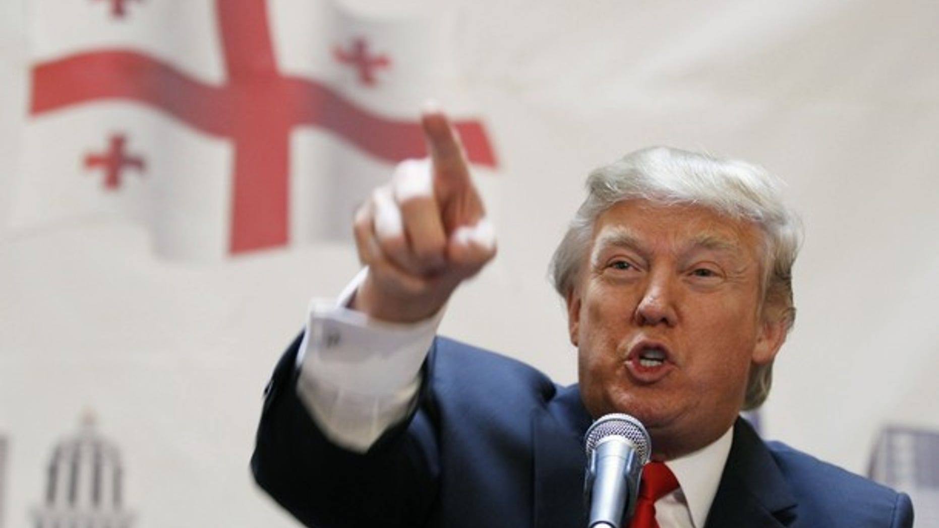 Donald Trump speaks to the press at a news conference in New York in this March 10, 2011 file photo. (Reuters)