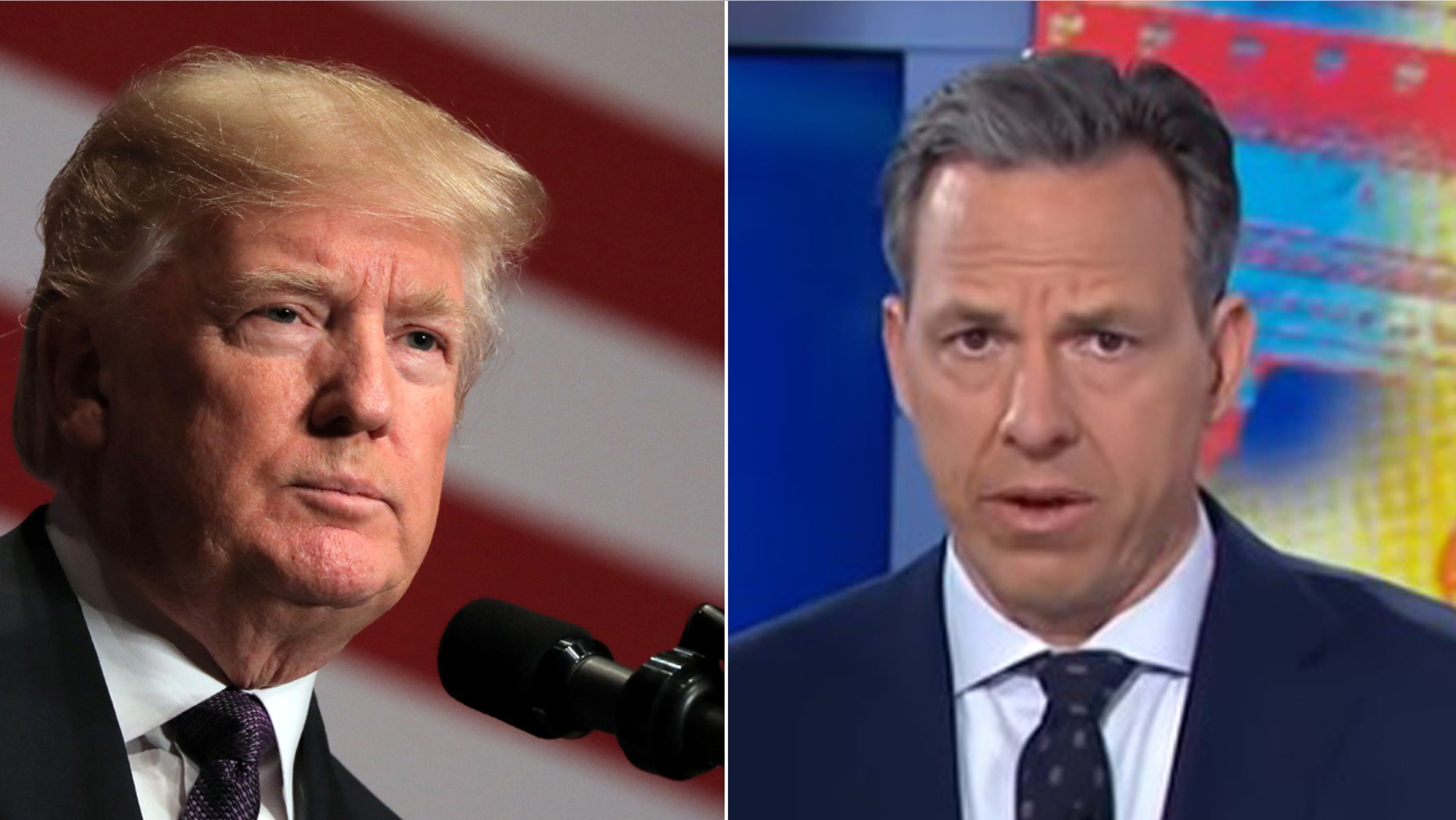 President Trump took a new shot at CNN anchor Jake Tapper on Sunday.