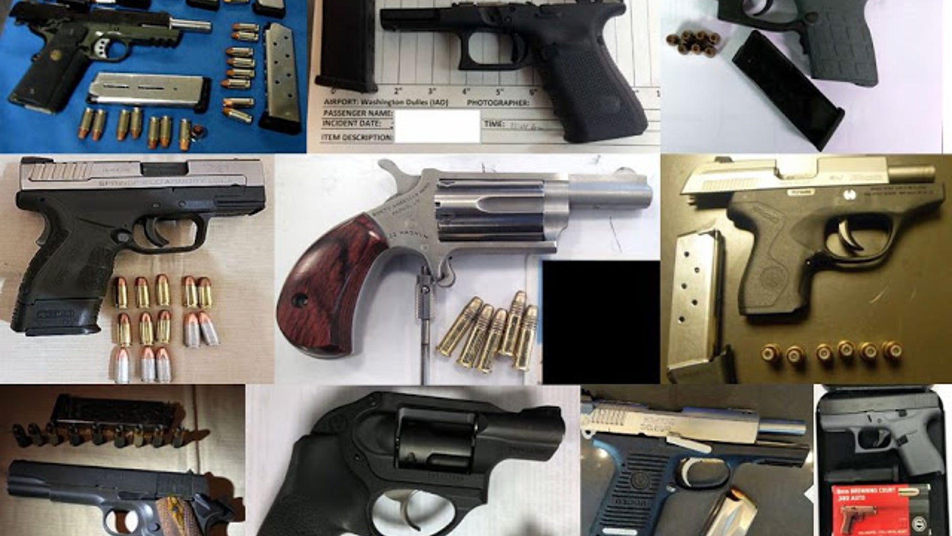The TSA discovered 79 firearms last week.