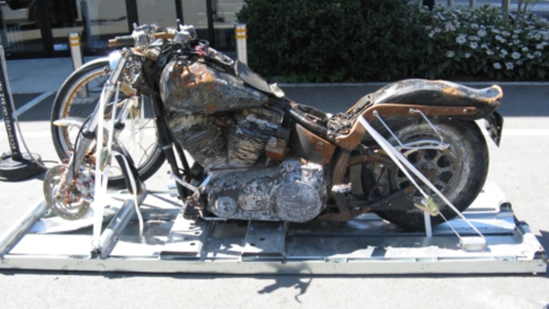 Ikuo Yokoyama's Harley-Davidson motorcycle to be preserved as a memorial at the H-D Museum. (PRNewsFoto/Harley-Davidson)