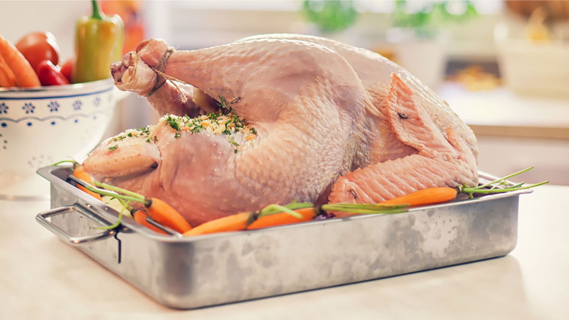 "This turkey looks pretty good, but it'd be even better-looking with tan lines." - The thoughts of an actual person
