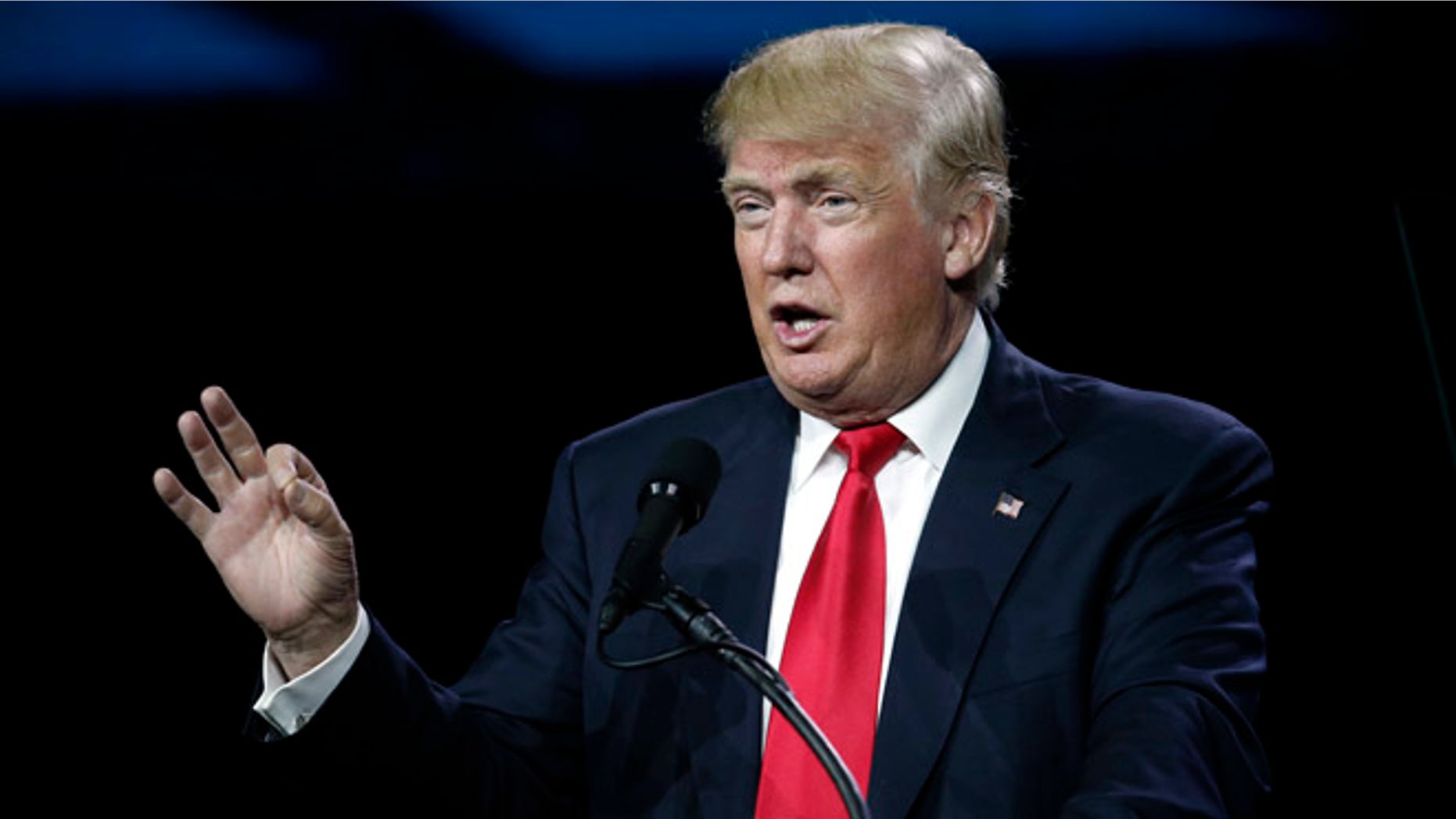 In this July 1, 2016, photo, Republican presidential candidate Donald Trump speaks during the opening session of the Western Conservative Summit in Denver. Once a swing state in presidential elections, Colorado has teetered on the brink of becoming solidly Democratic. Trump may have pushed it over the edge. Trumpââ¬â¢s disparaging words about Mexicans, negative comments about women and weak campaign organization have punctuated the stateââ¬â¢s shift from a nip-and-tuck battleground to one thatââ¬â¢s Democratic-friendly. For the first time in more than 20 years, there are now more registered Democrats in the state than Republicans. (AP Photo/David Zalubowski)
