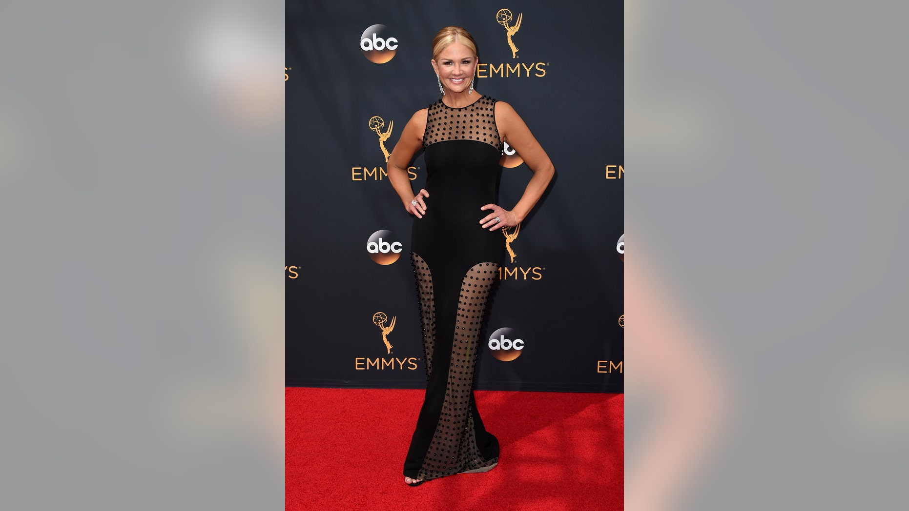 In this Sunday, Sept. 18, 2016, file photo, Nancy O'Dell arrives at the 68th Primetime Emmy Awards at the Microsoft Theater in Los Angeles.