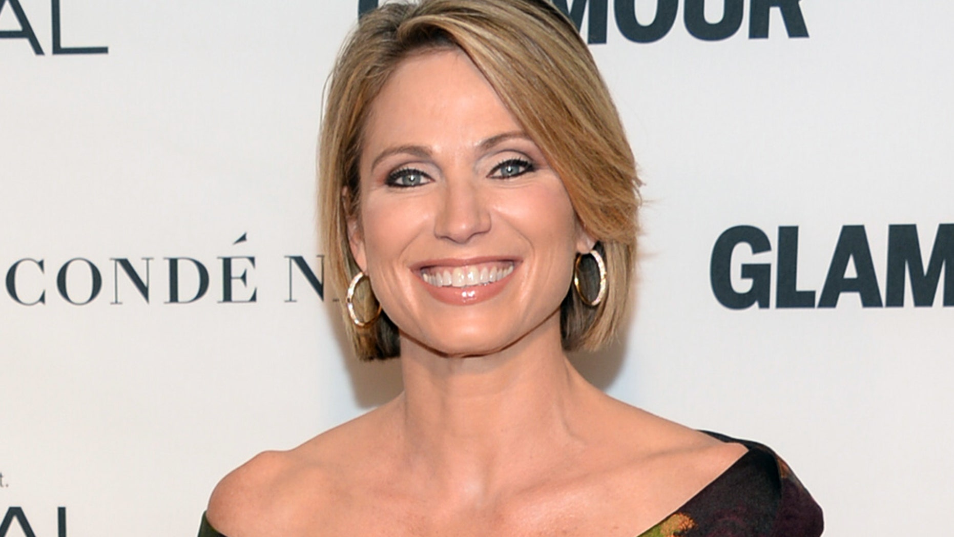 In this Nov. 9, 2015 file photo, Amy Robach attends the 25th Annual Glamour Women of the Year Awards in New York. Robach has apologized for using a term for African Americans on Mondayâs broadcast of the ABC program.