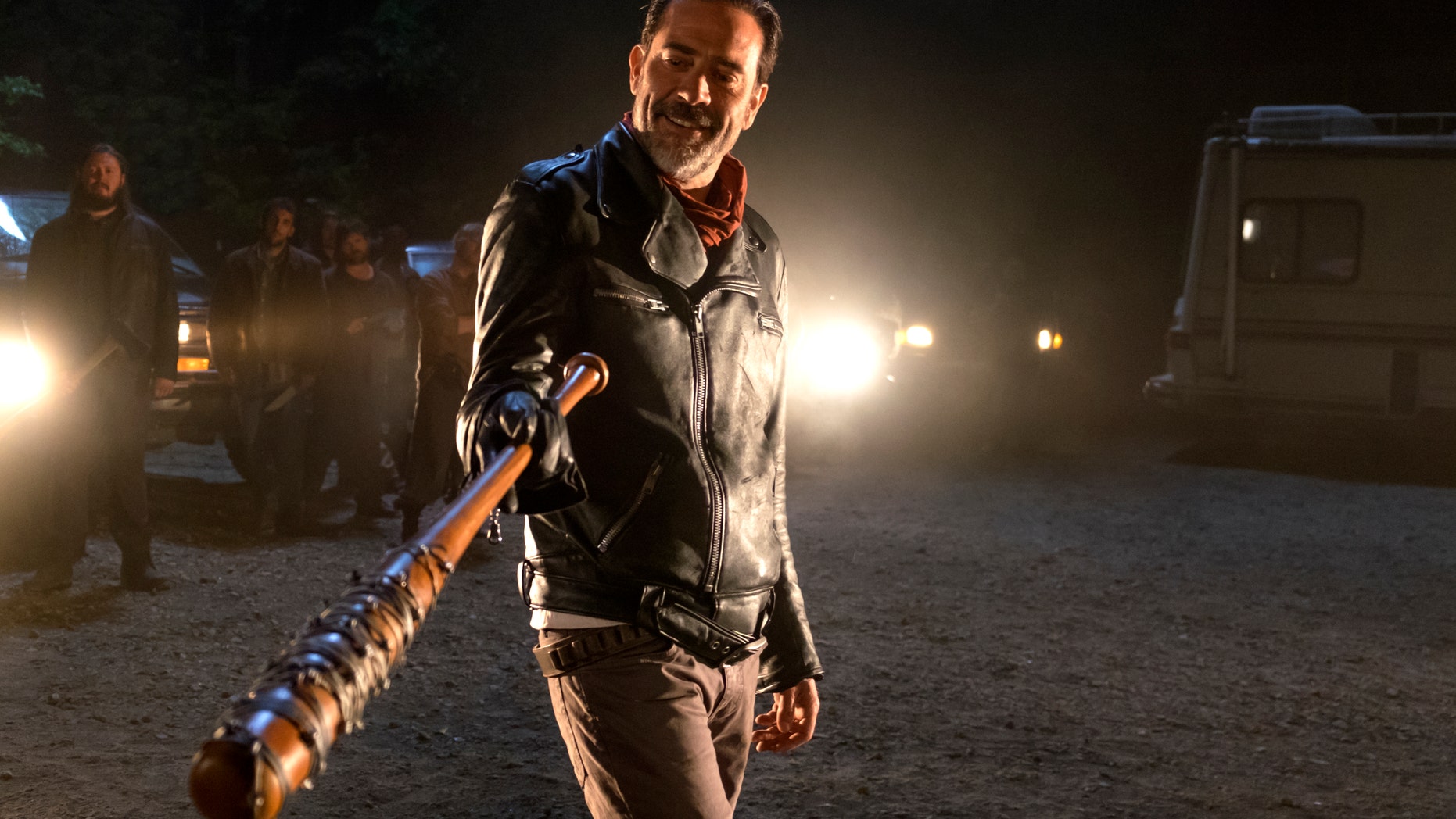 Jeffrey Dean Morgan as Negan - The Walking Dead _ Season 7, Episode 1 - Photo Credit: Gene Page/AMC