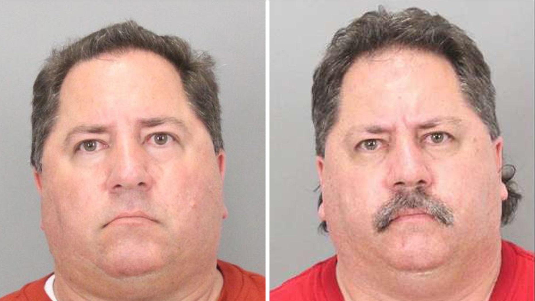 Twin brothers and school employees Clifford (l.) and Clinton Pappadakis were arrested on possession of child porn a week apart after separate investigations.