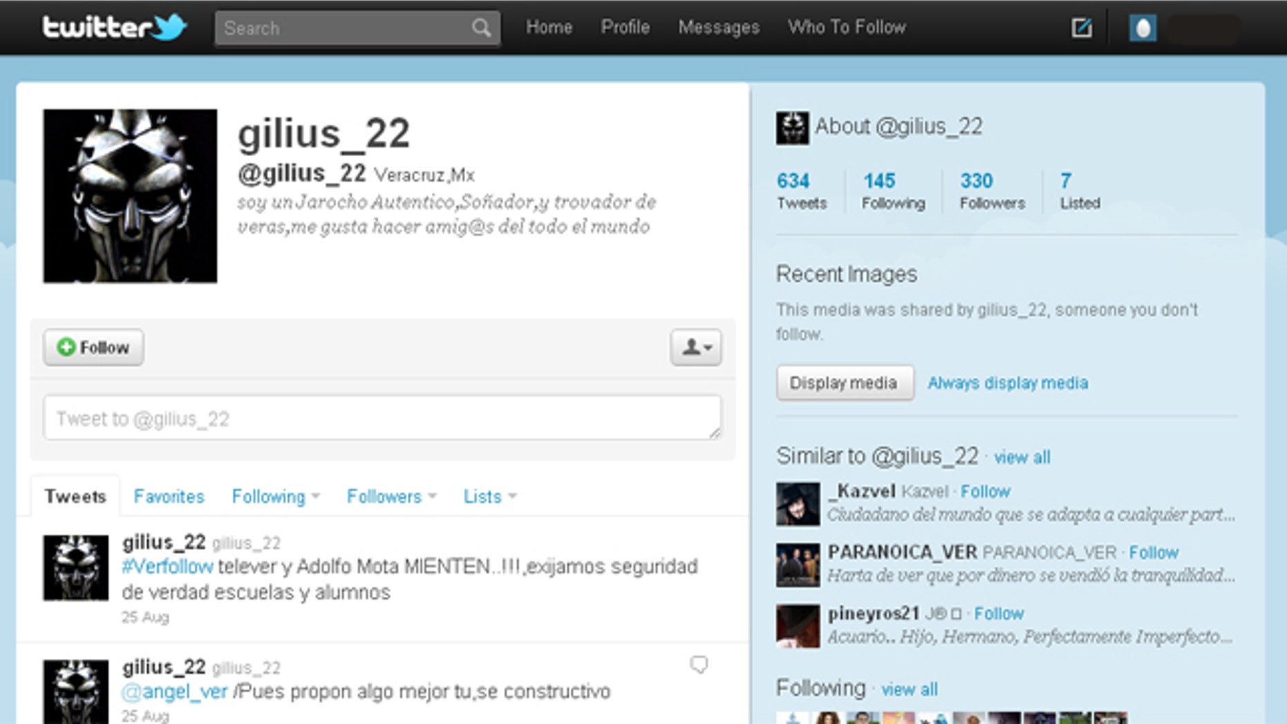 Unfounded tweets caused widespread panic, Veracruz authorities say.