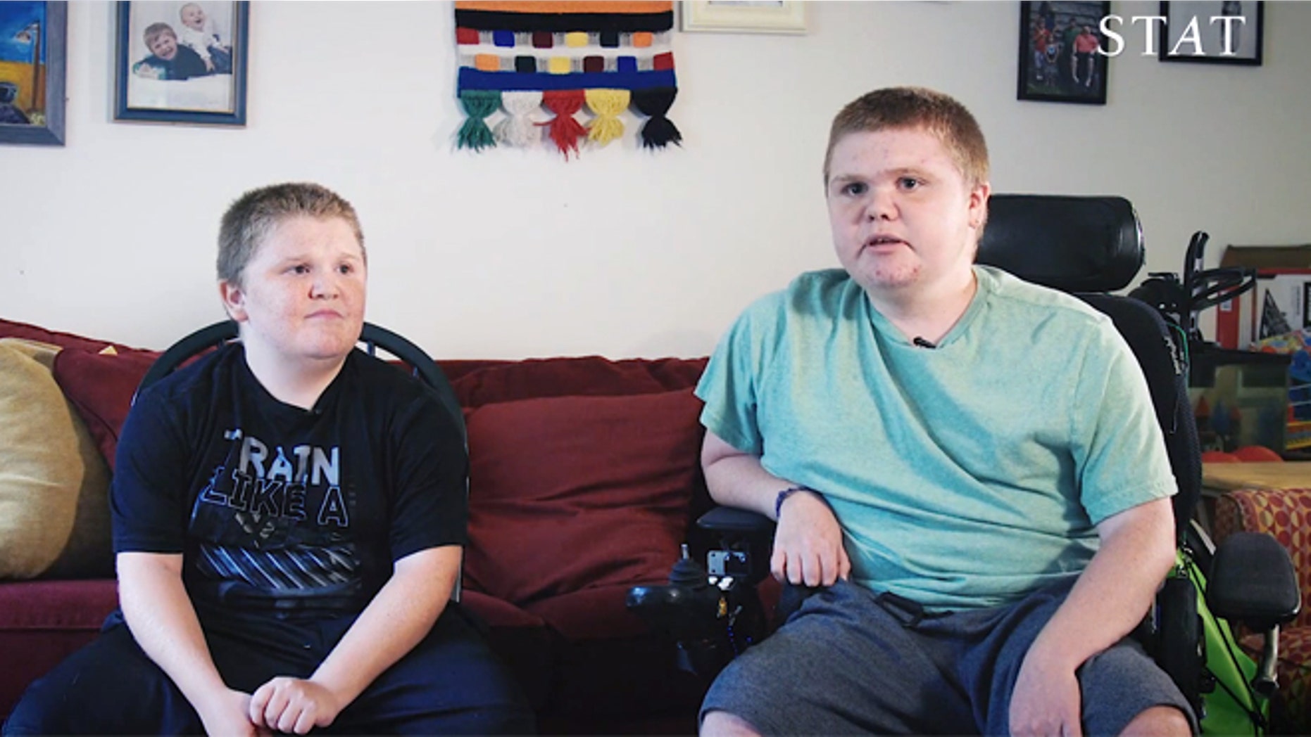 Max and Austin Leclaire have Duchenne muscular dystrophy, a rare degenerative disease that wastes their muscles.