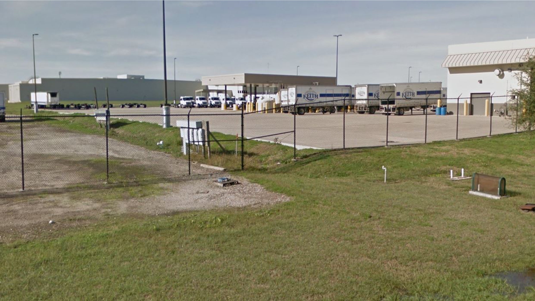 Outside the Ben E. Keith Distribution Center in Missouri City, Texas.