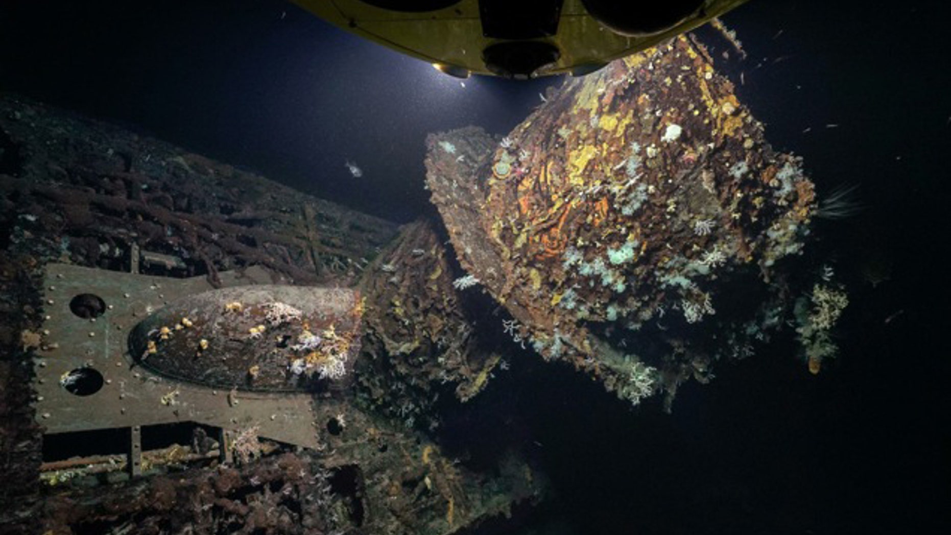 The wreck of U-581 (Rebikoff-Niggeler Foundation).