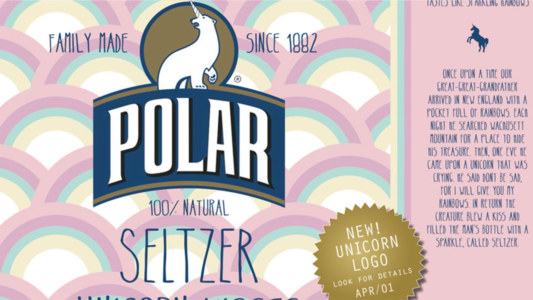 Bottles of Polar Seltzer’s newest flavor, Unicorn Kisses, are creating a stir among fans.