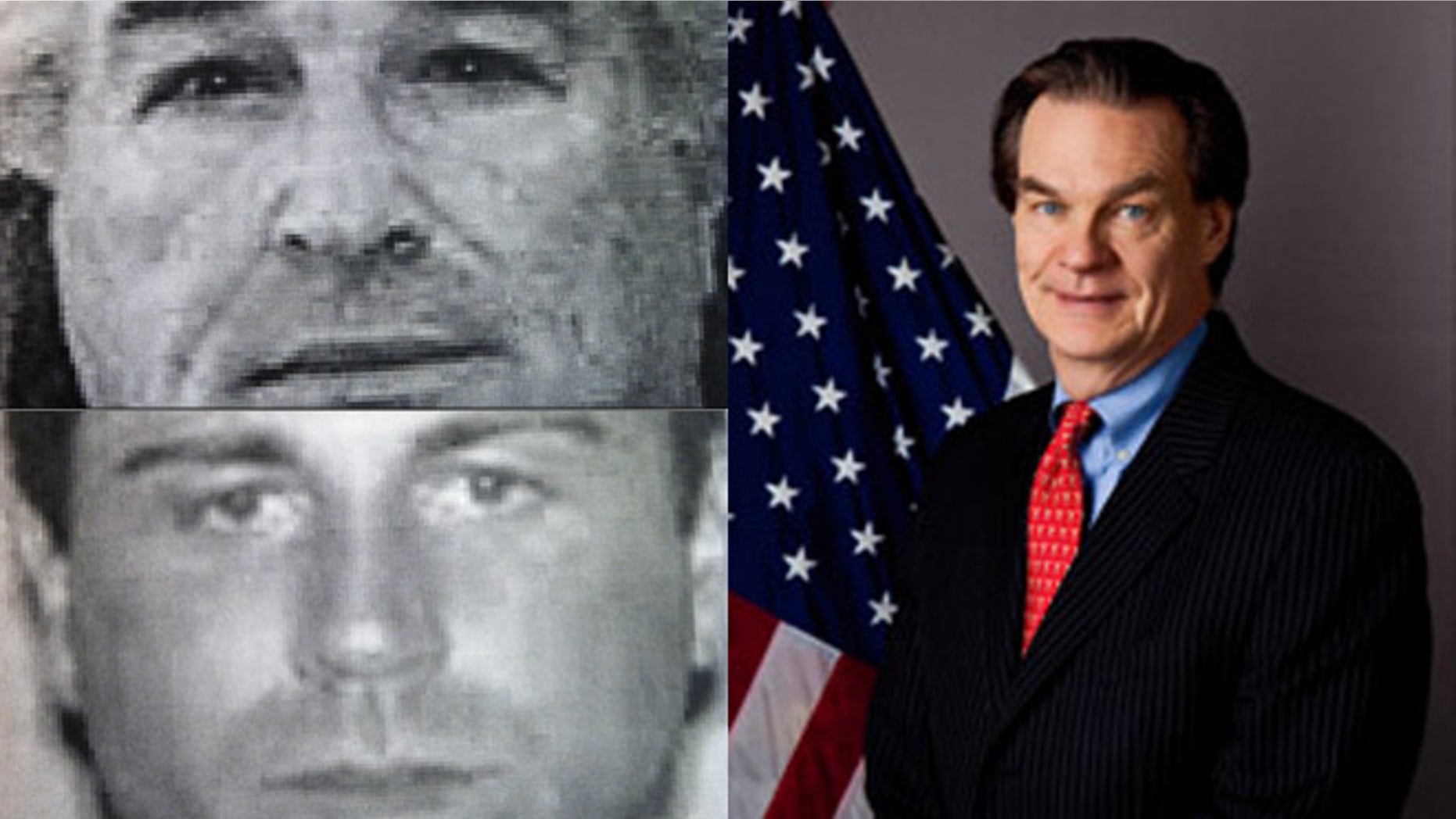 Shown here is NLRB member Richard Griffin, Jr., right. At left are Colombo family boss Joel Cacace, top, and Gambino family member Andrew Merola.
