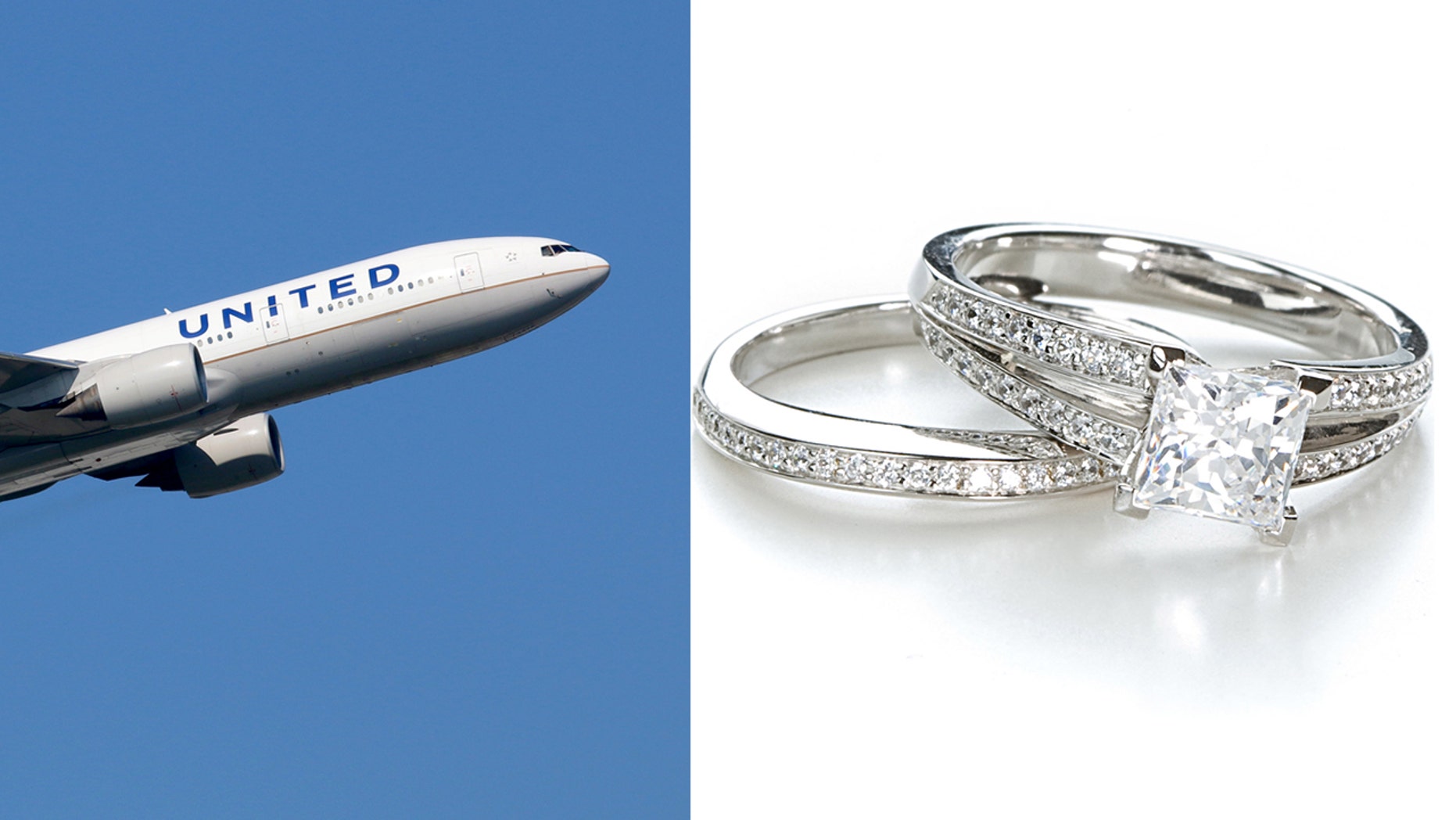 One California woman had her "faith in humanity and airlines" restored after a United Airlines pilot hand delivers her missing wedding and engagement ring to her.