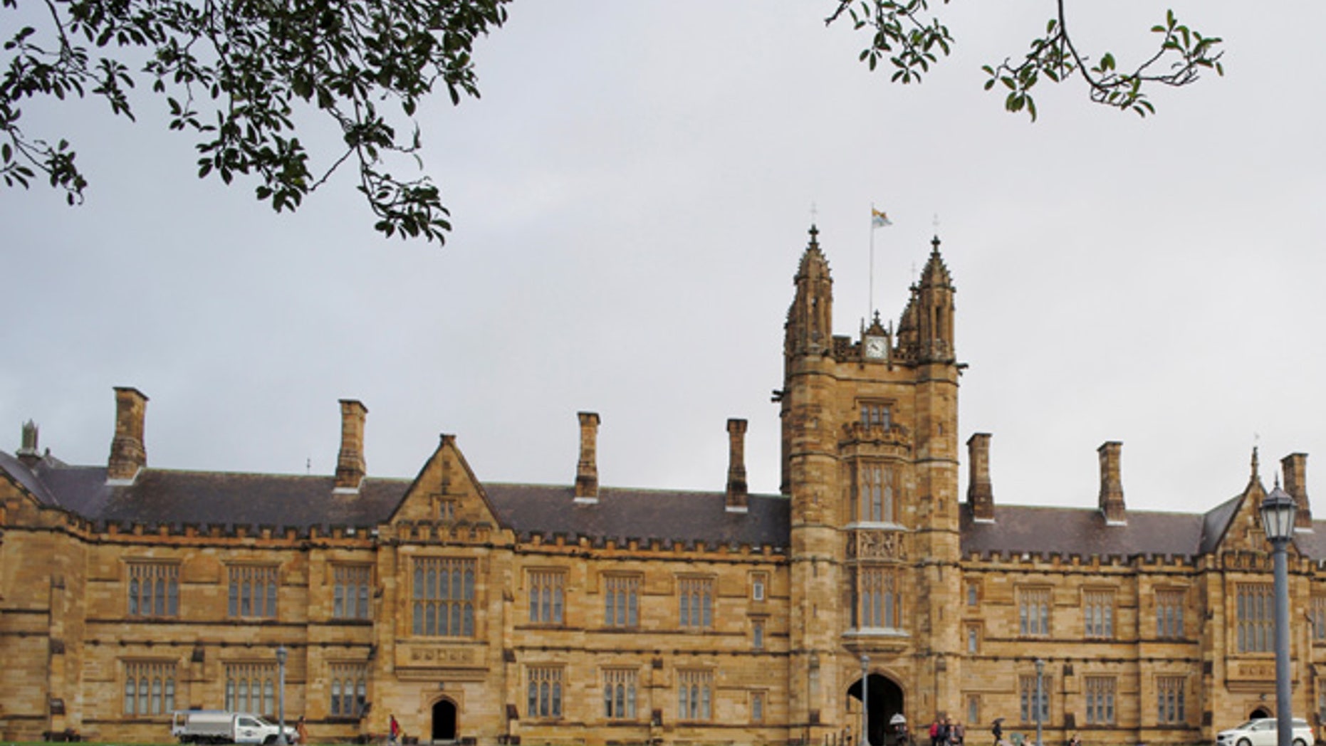 The attack unfolded in a parking garage at the University of Sydney.