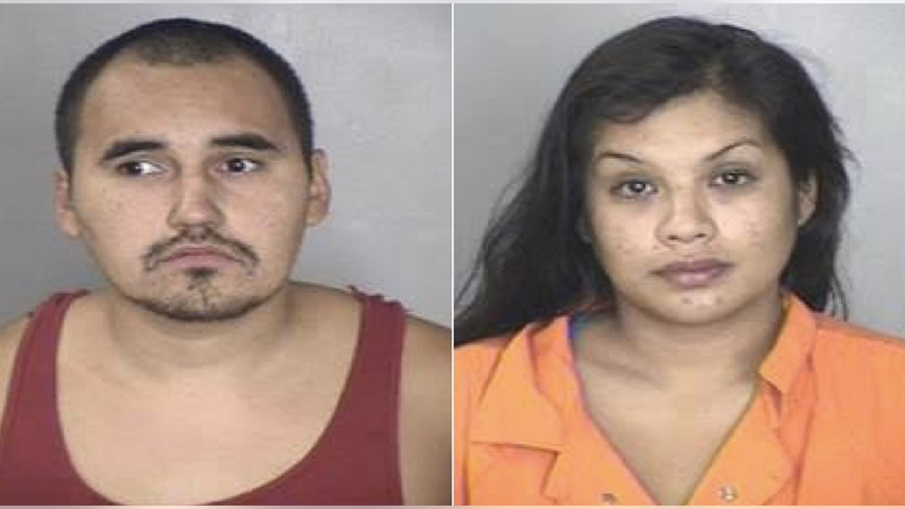 Alex Morawhitehurst (left) and Krystal Williams (right) were arrested on Friday after they left their 1-year-old boy to go to a bar.