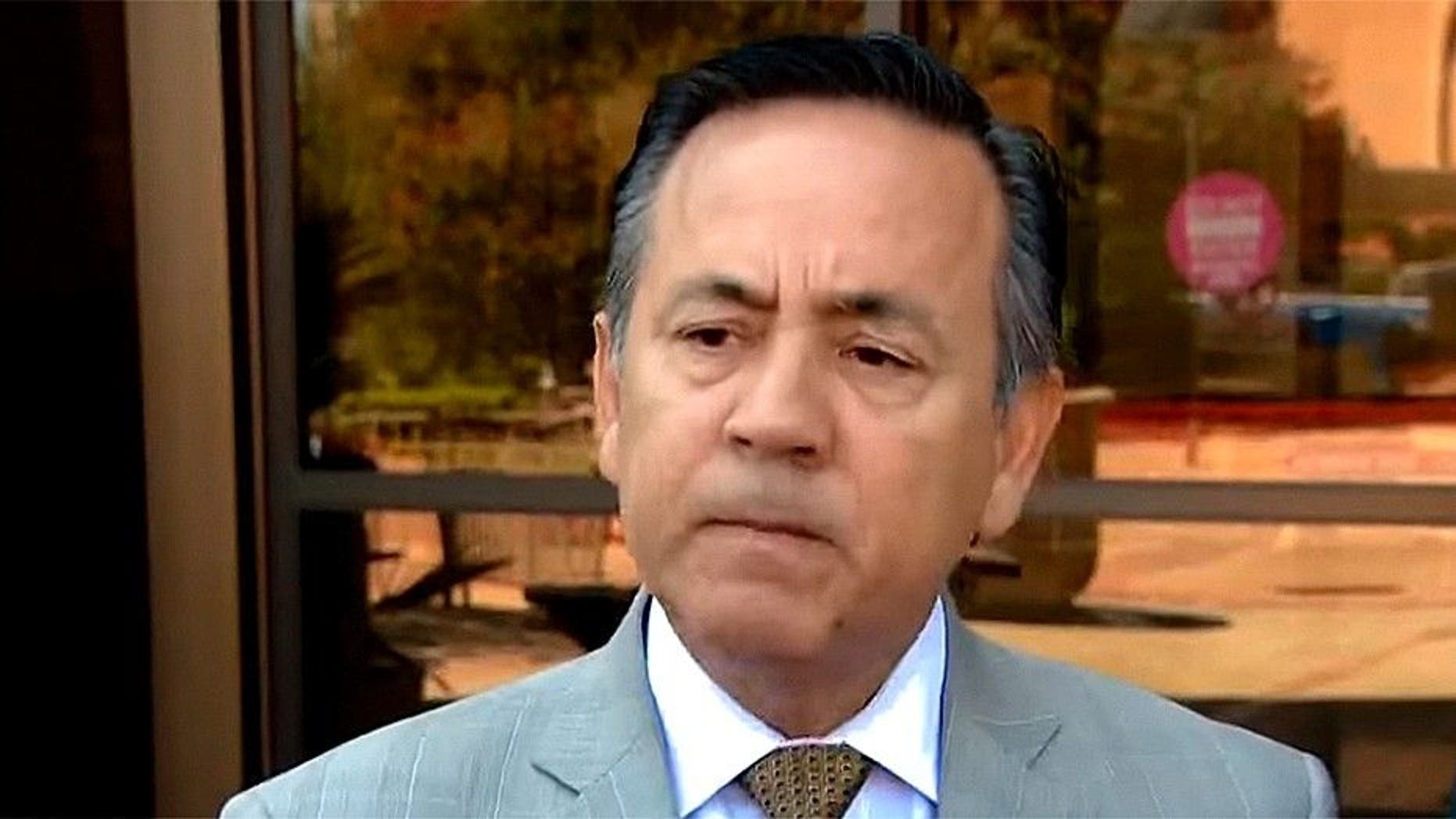 The wife of Texas state Sen. Carlos Uresti, D-San Antonio, filed divorce papers one week after his conviction on corruption charges, a report said.