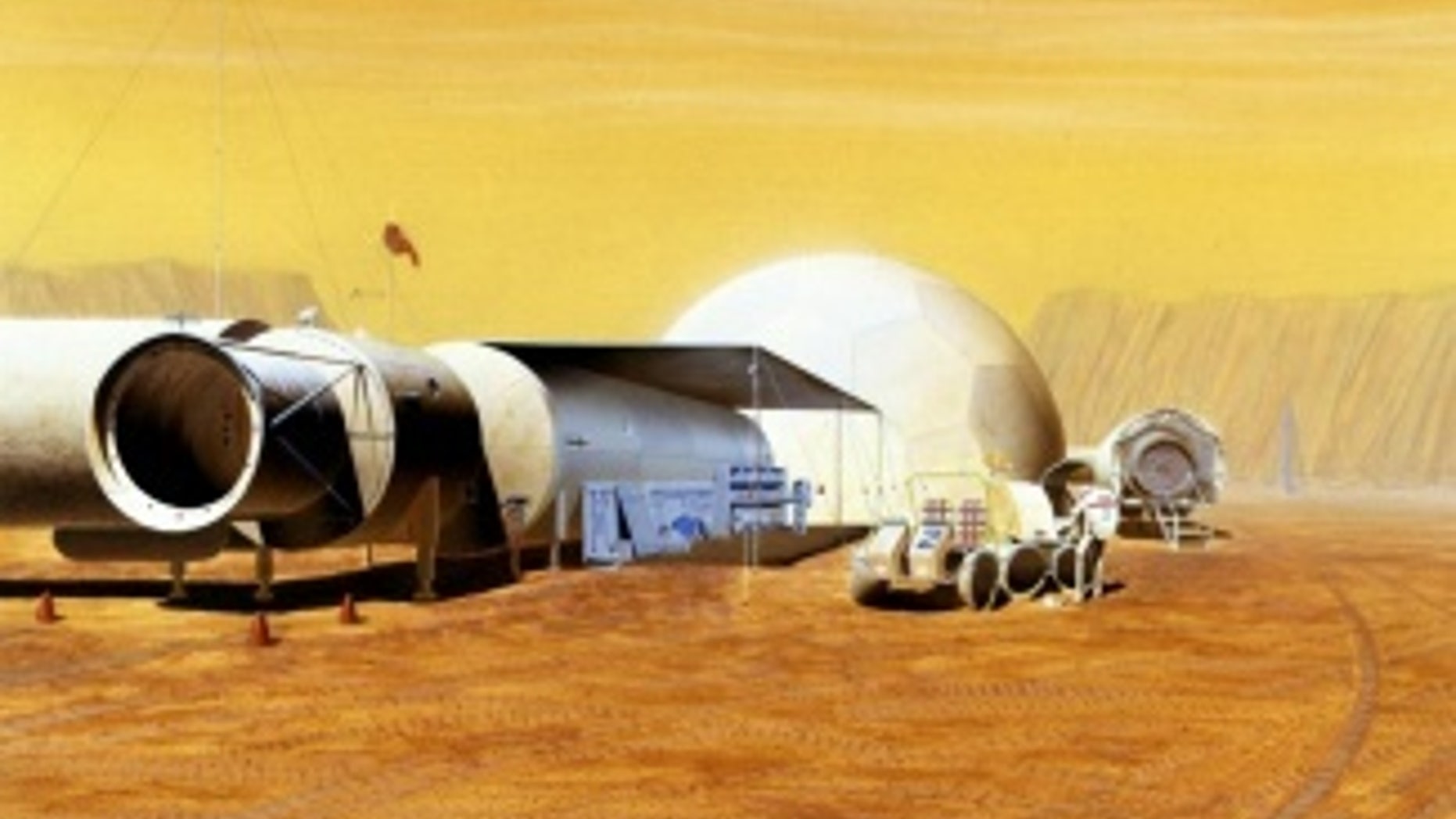 An inflatable structure would be ideal for the months-long journey to Mars.