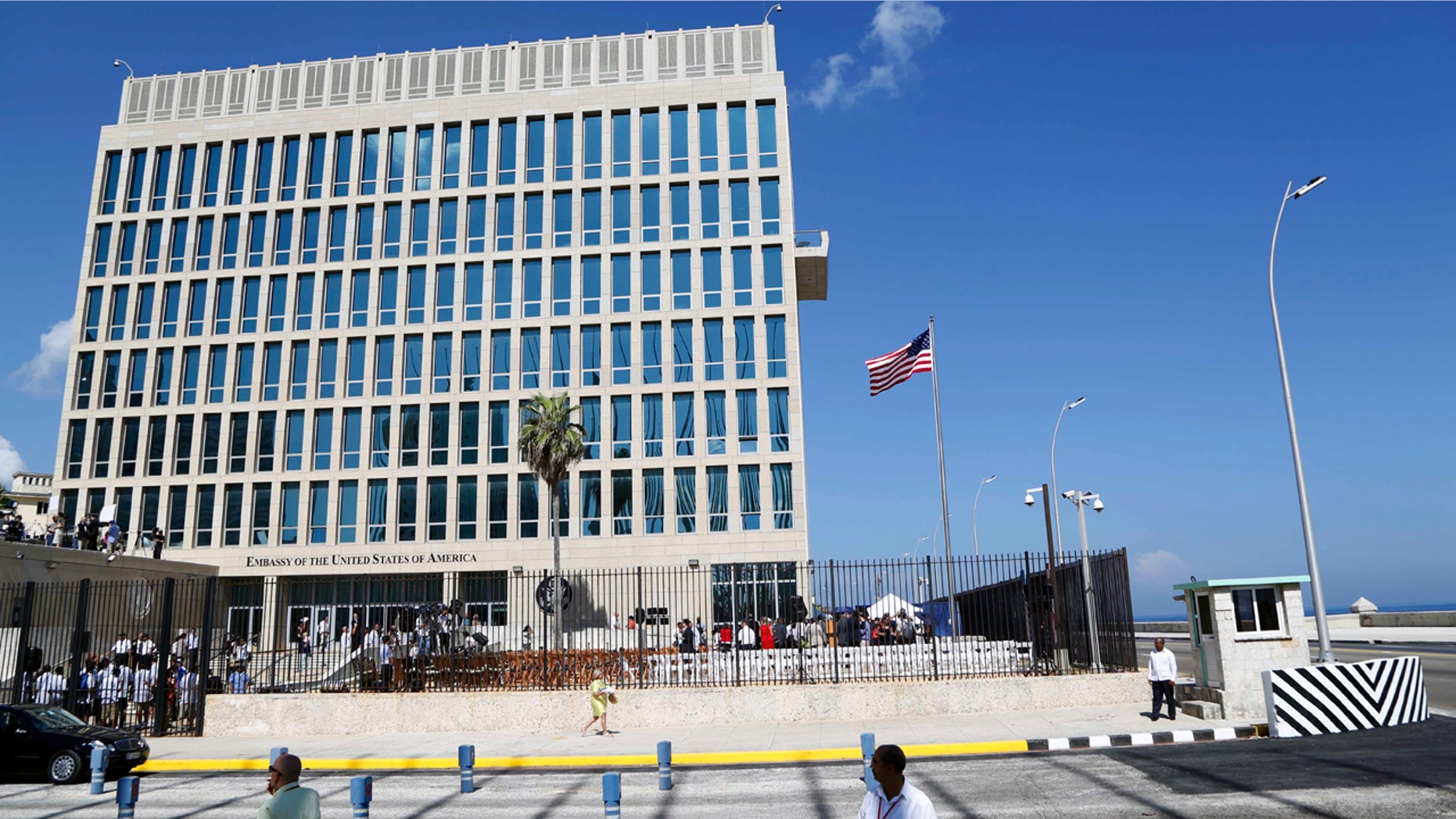 The U.S. Embassy in Havana, Cuba.