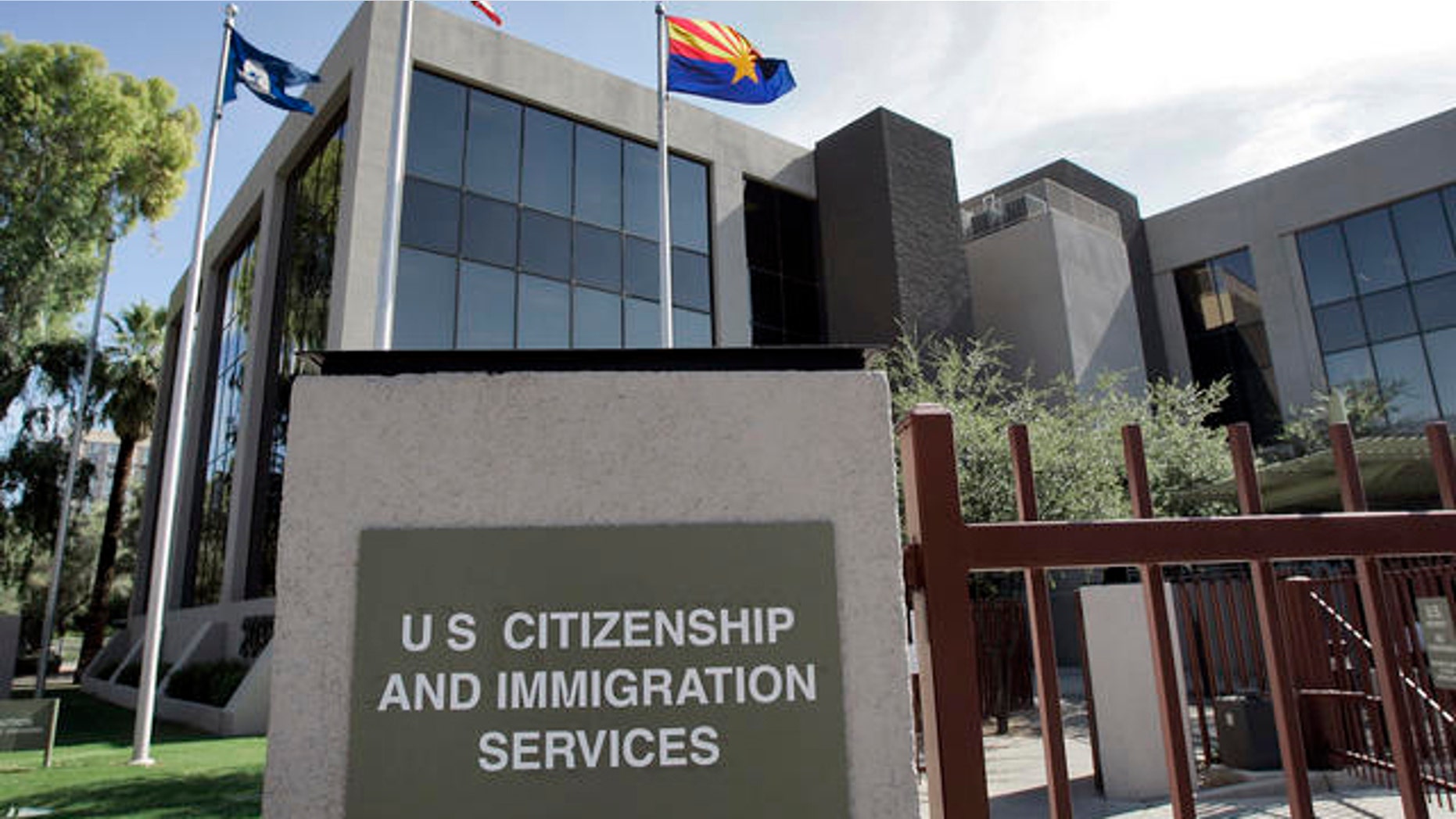 Shown here is a U.S. Citizenship and Immigration Services building in Phoenix, Ariz.