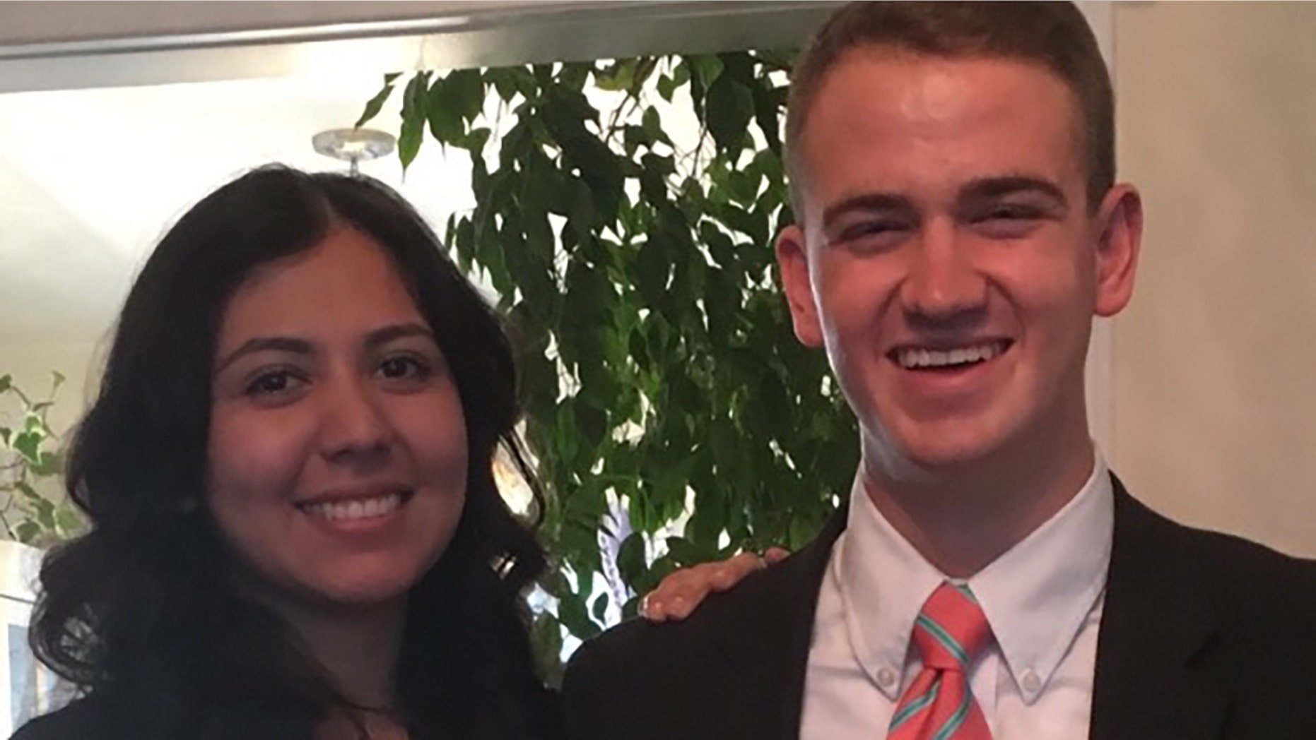 Wesley Kratzer, right, pictured with his wife.