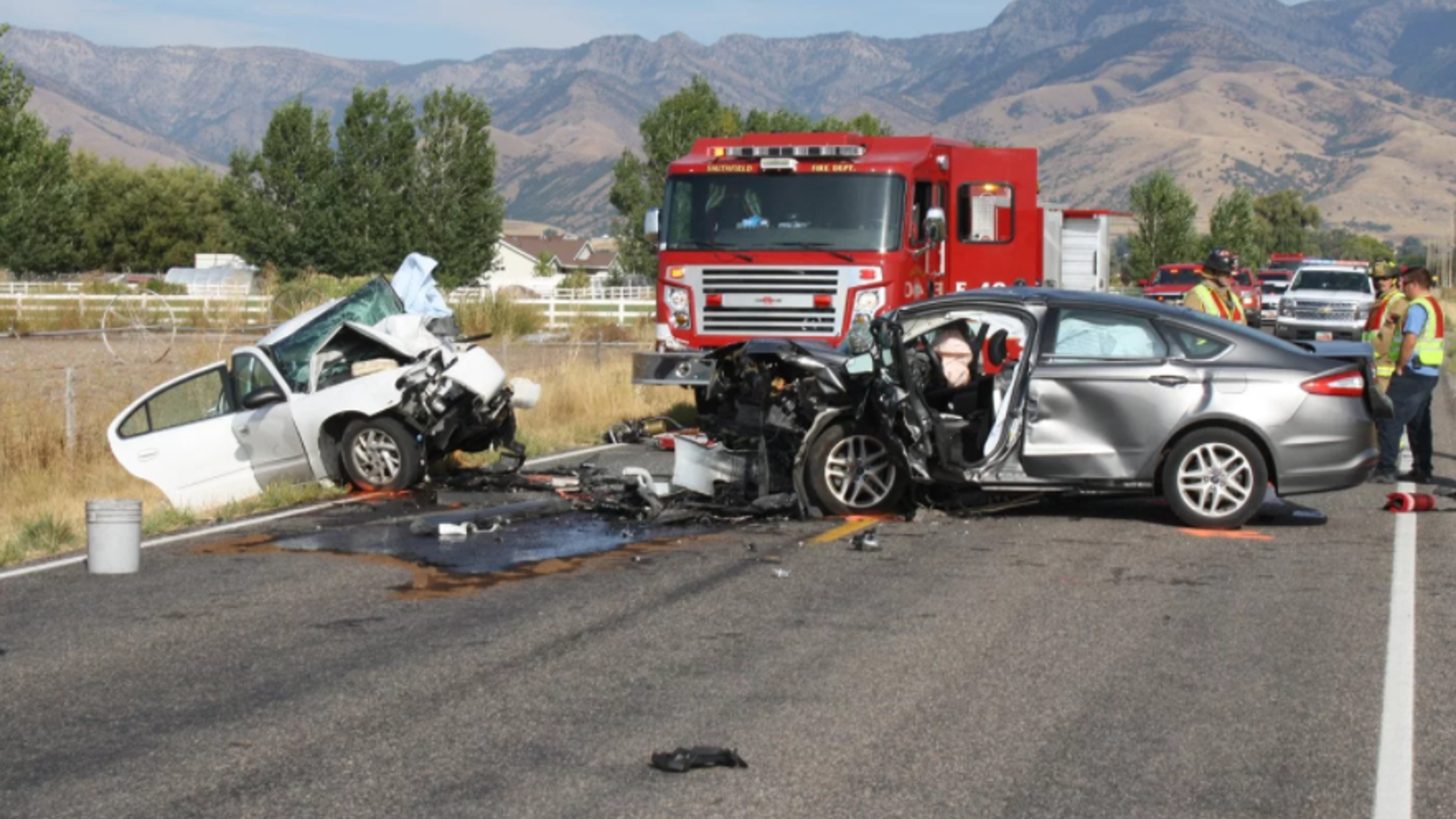 A mother was killed and her daughters were injured in a head-on crash with a 15-year-old boy's car.