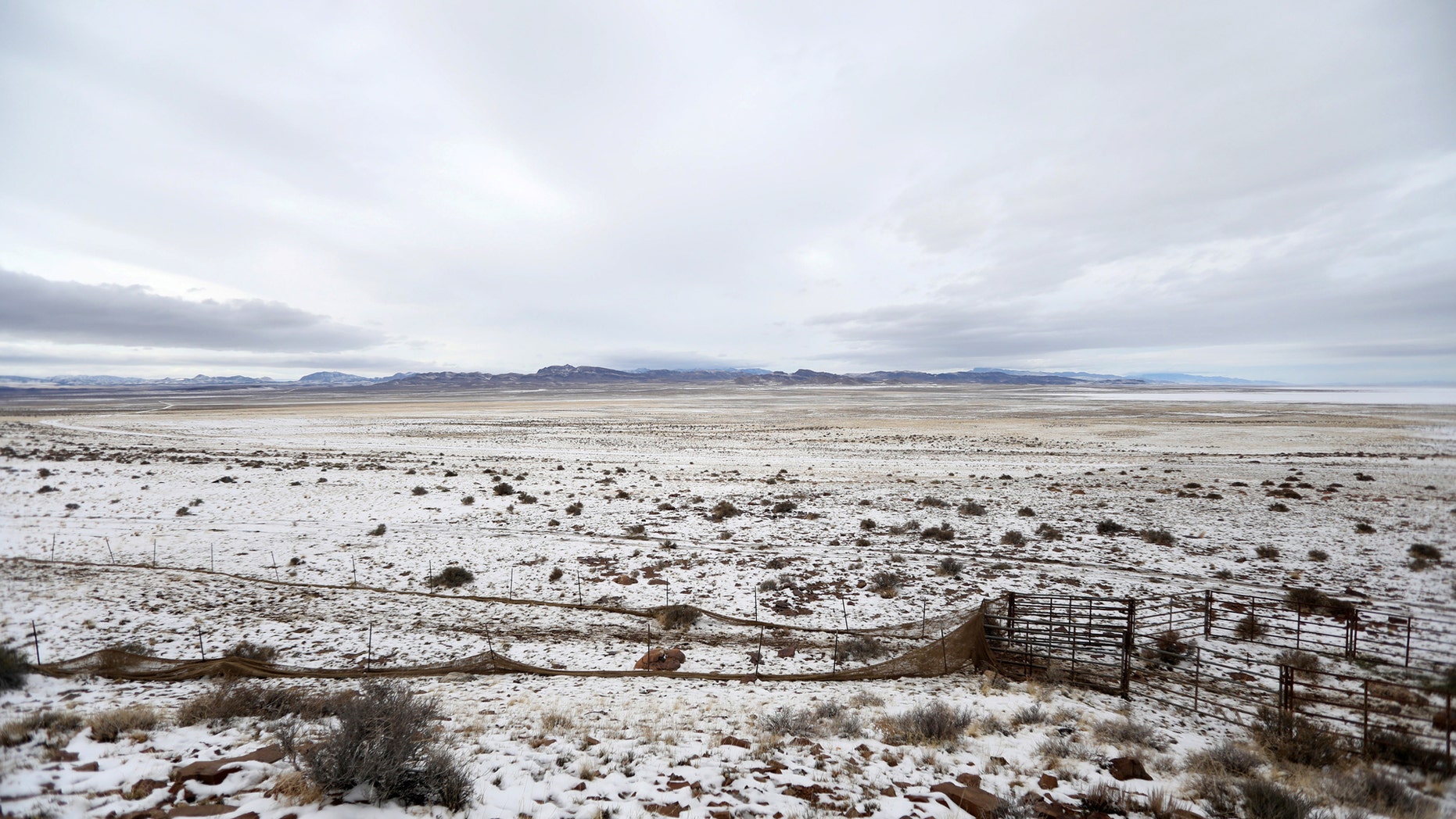 File photo - The trap corral is seen in the Wah Wah Valley where wild horses were herded during a Bureau of Land Management round-up outside Milford, Utah, U.S., Jan. 8, 2017. (REUTERS/Jim Urquhart)