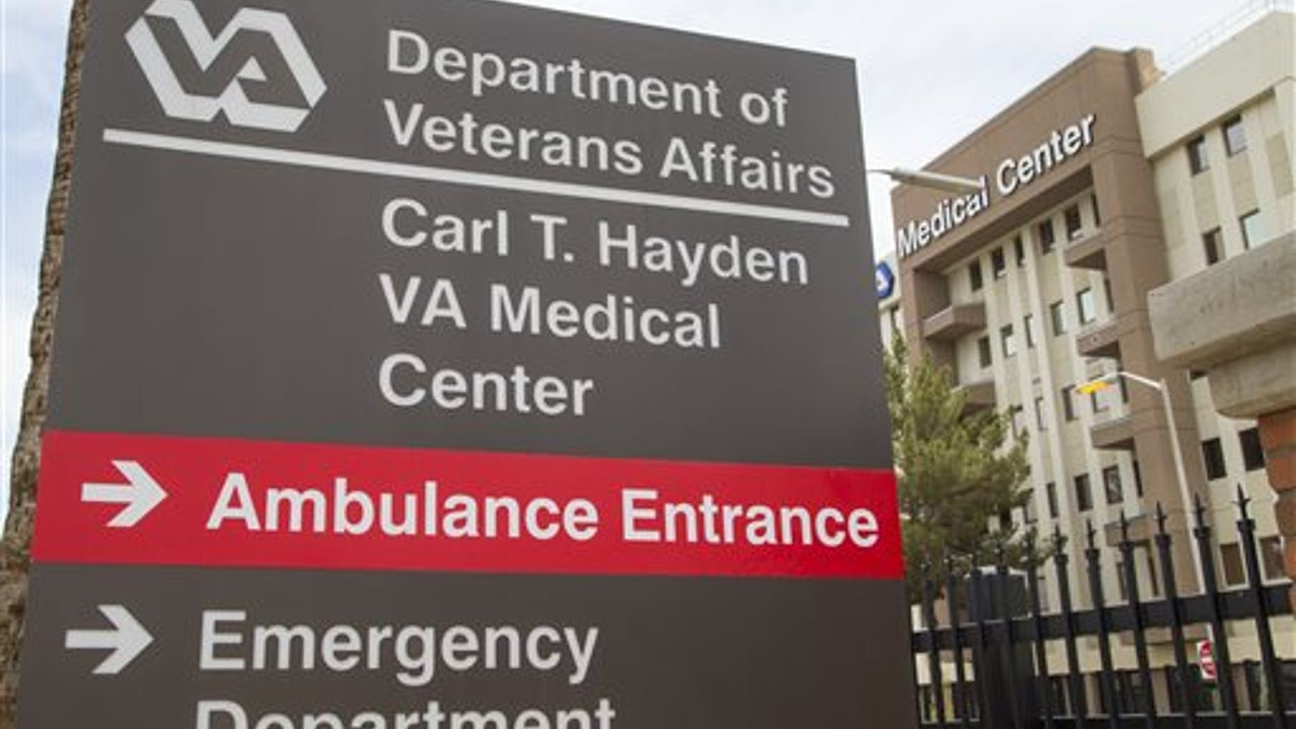 May 28, 2014: The Carl T. Hayden VA Medical Center in Phoenix.