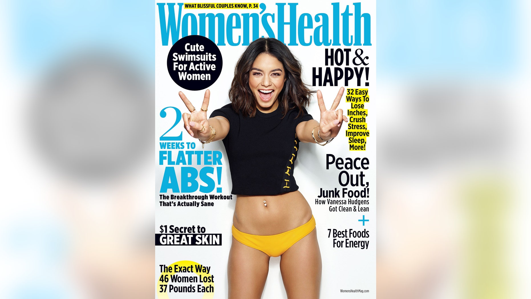 Vanessa Hudgens' Women's Health cover
Credit: Jeff Lipsky